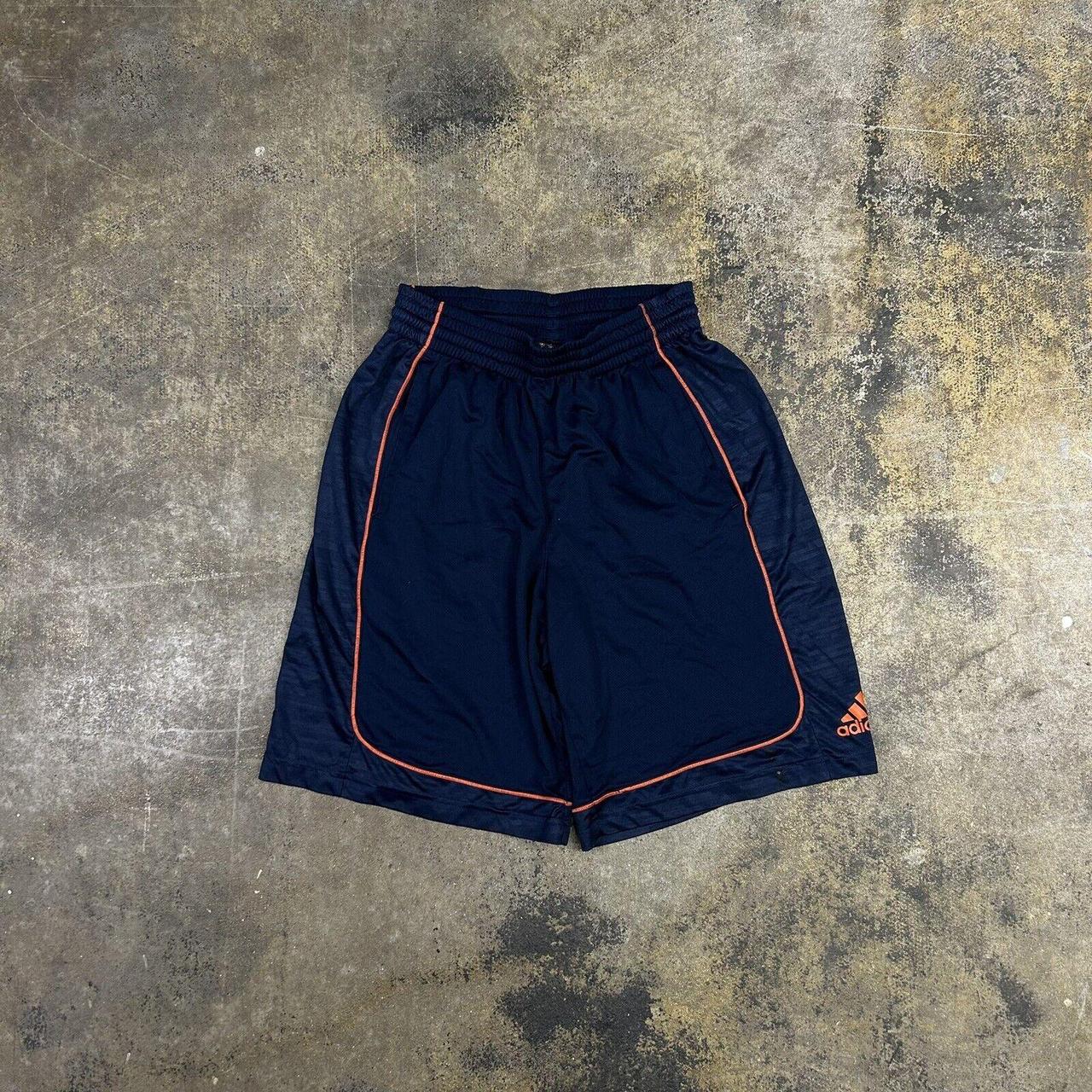 Y2K Adidas Basketball Shorts - University of - Depop