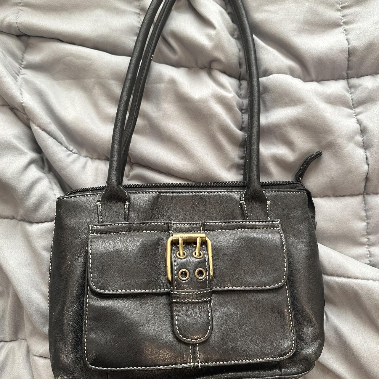 grunge purse with gold detailing no brand tag i... Depop