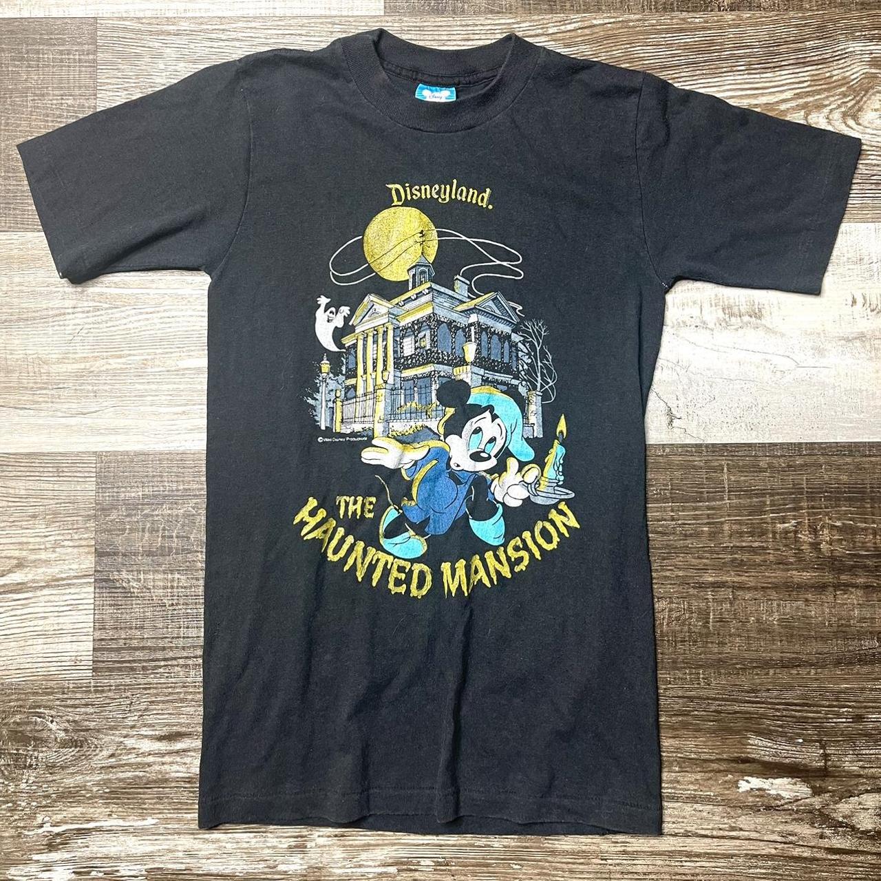 Vintage VERY RARE 80s Disney Haunted Mansion T-Shirt... - Depop