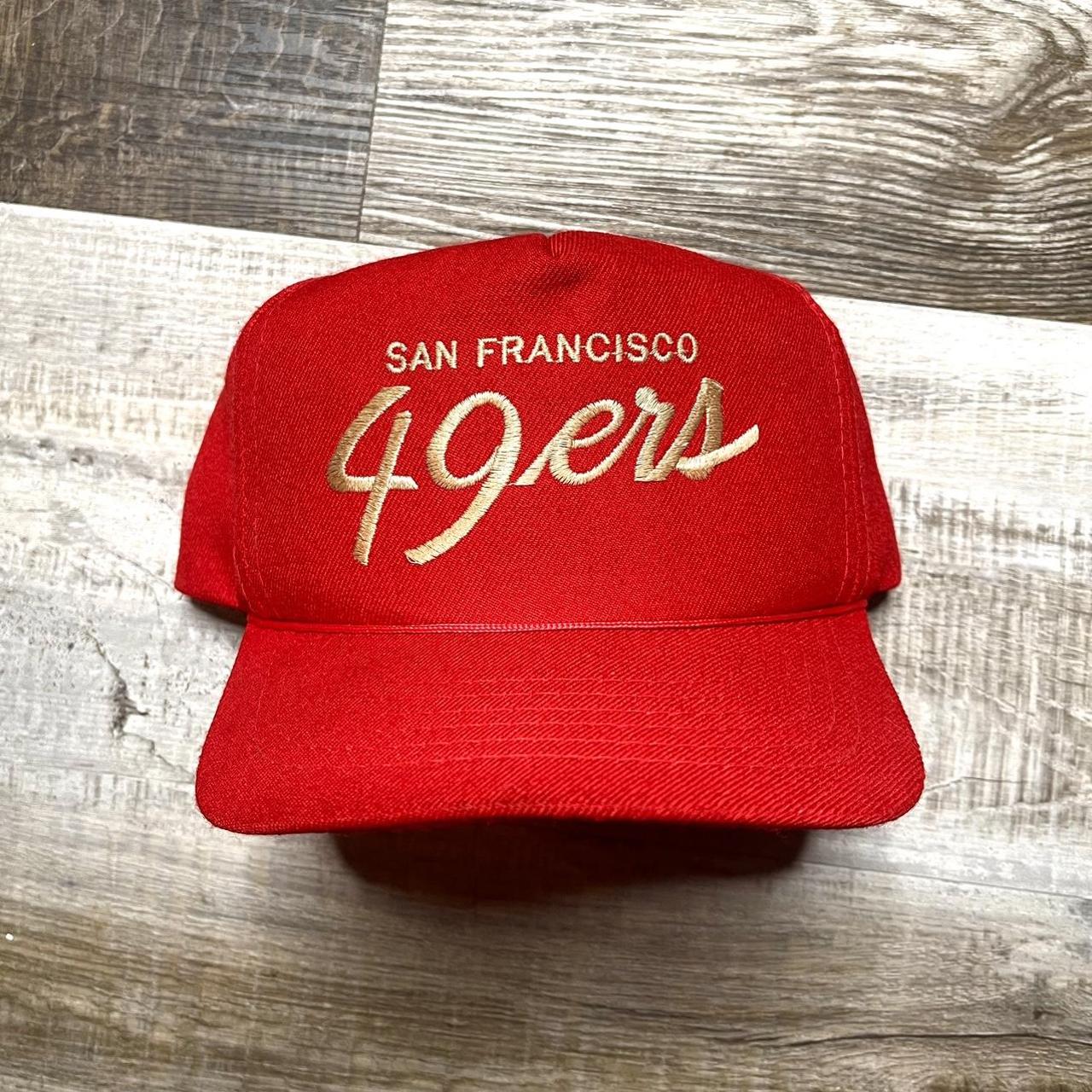 sf 49ers script hat