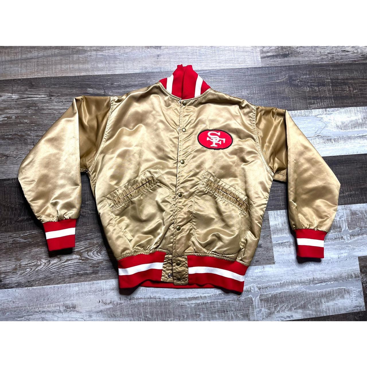 49ers Bomber Jacket  San Francisco 49ers Gold Jacket
