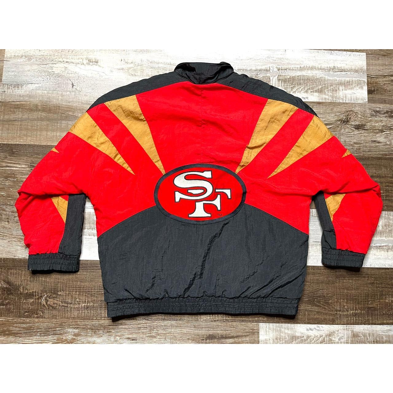 Vintage San Francisco 49ers Apex One Sharktooth Jacket Size 