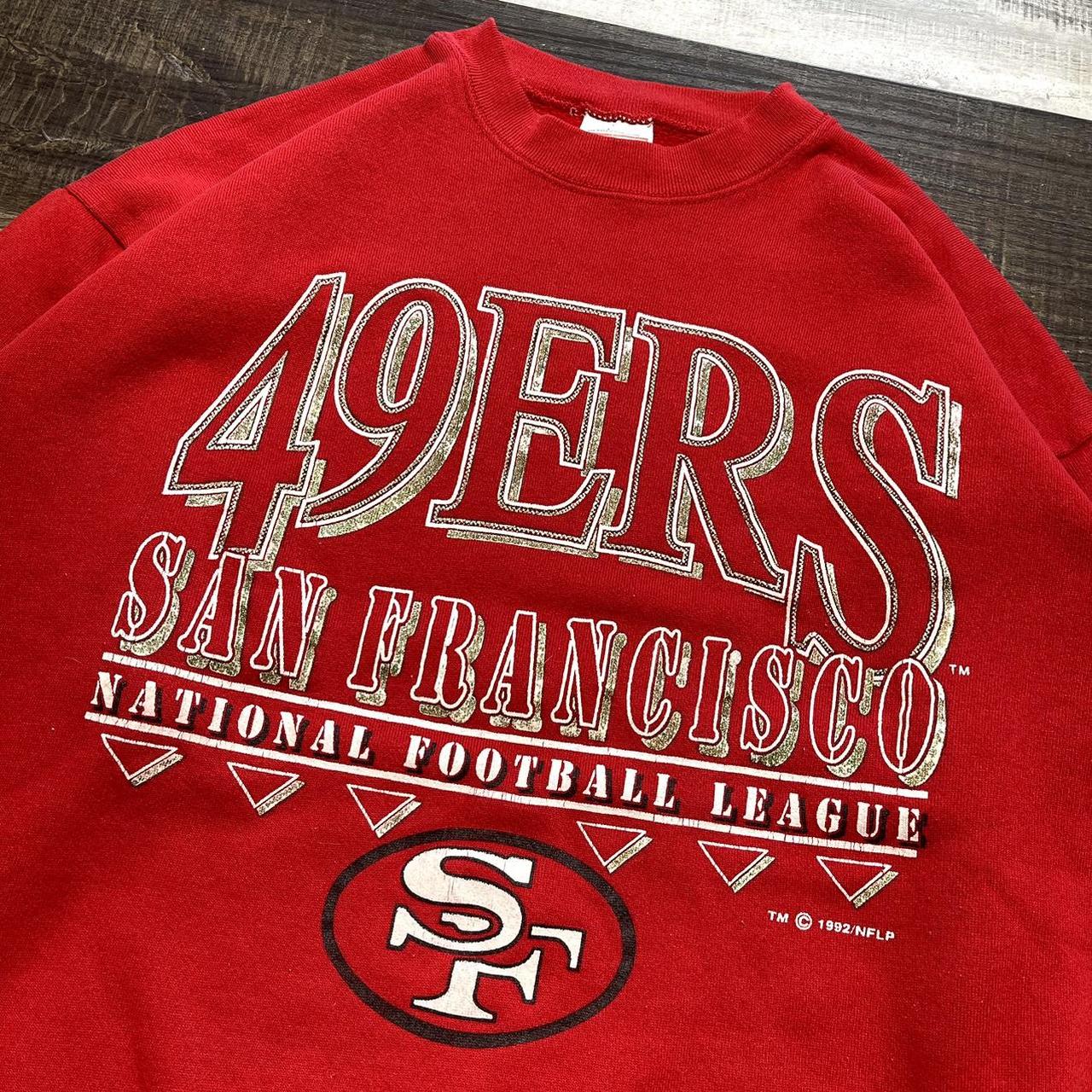 San Francisco 49ers Men Casual Pullover Sweatshirt Crew-Neck Top Coat  Streetwear