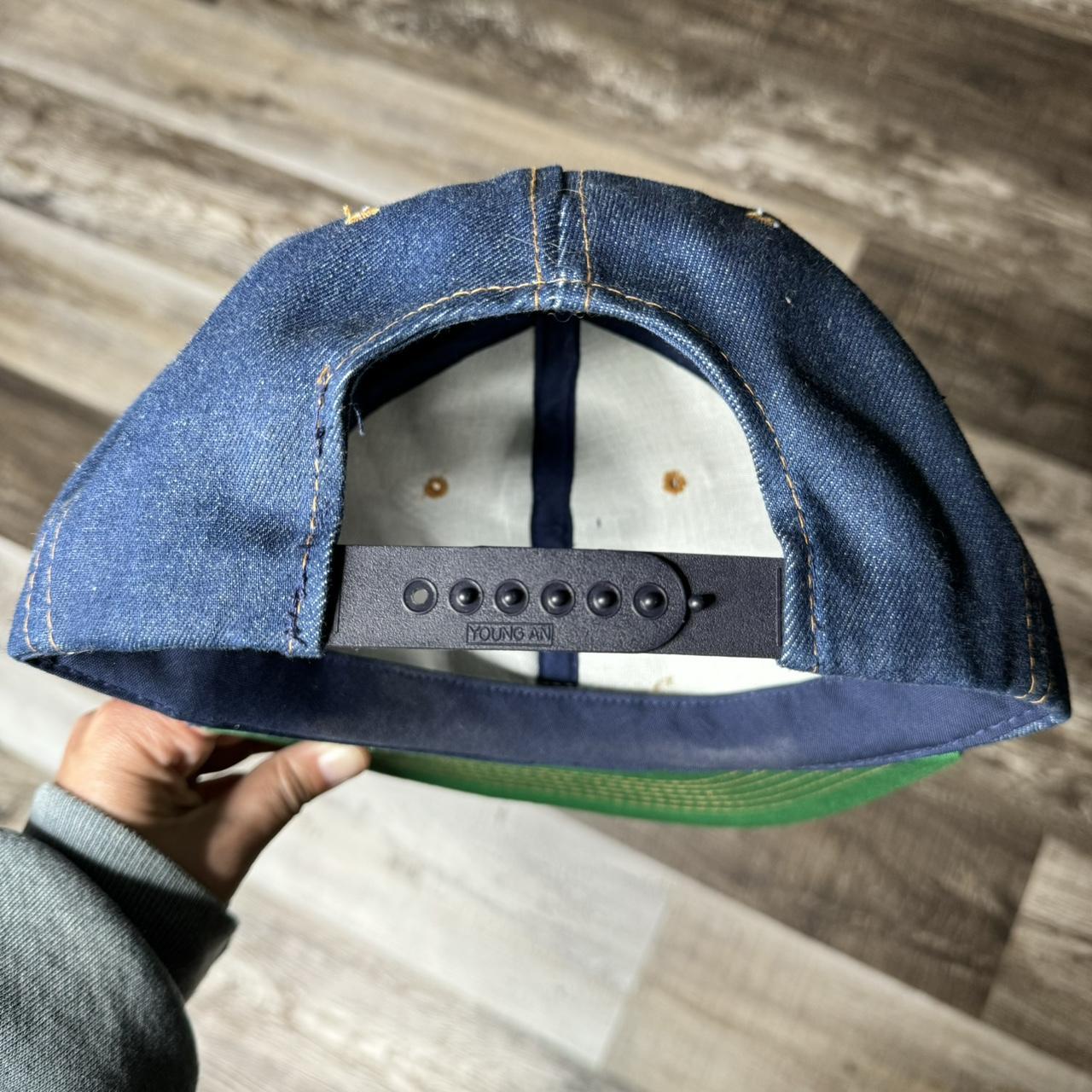 VINTAGE LEVIS DENIM ORANGE TAB SNAPBACK Add a | Depop