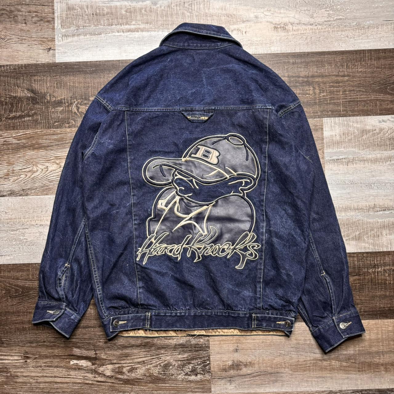 開店記念セール！ School Of Hard Knocks SOHK Denim Jean Jacket Mens M | Depop ジャケット・アウター