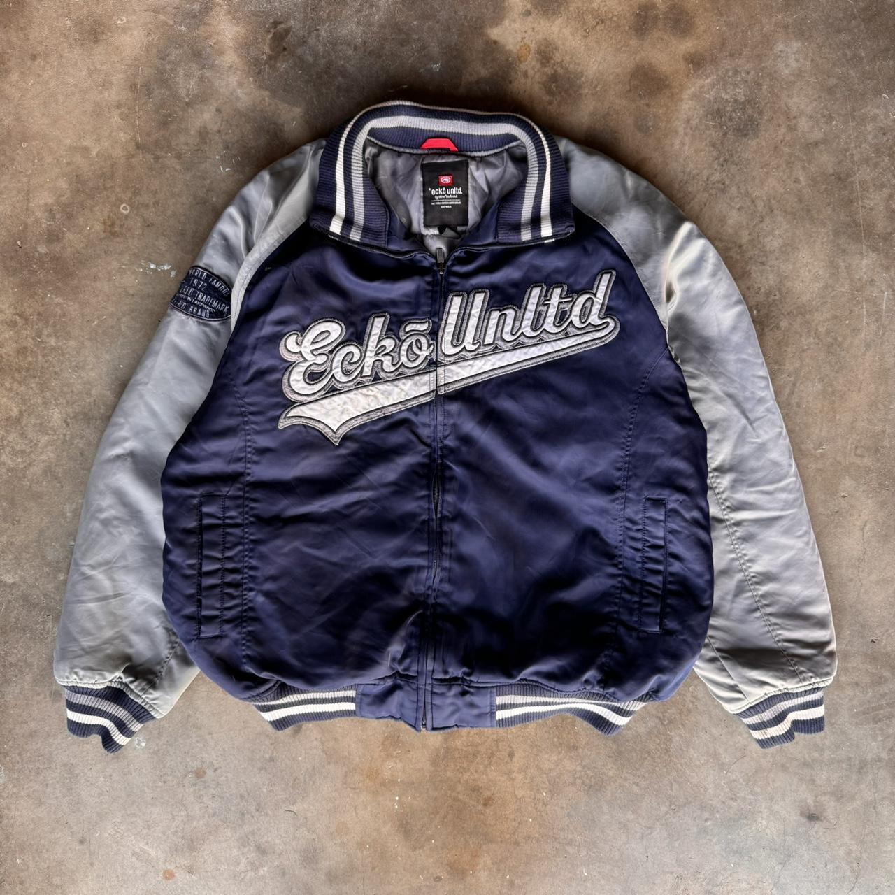Vtg Y2K Rhino Brand Ecko Unltd Nylon Full Zip Up | Depop
