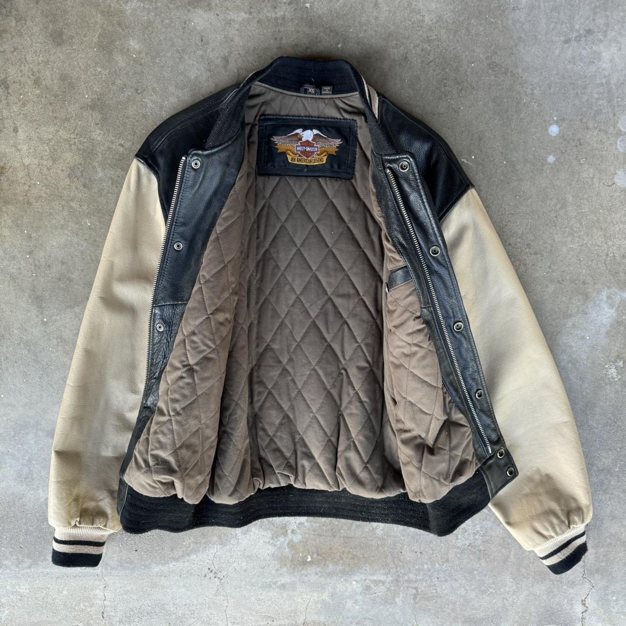 Vintage Harley Davidson Leather Jacket Classic | Depop