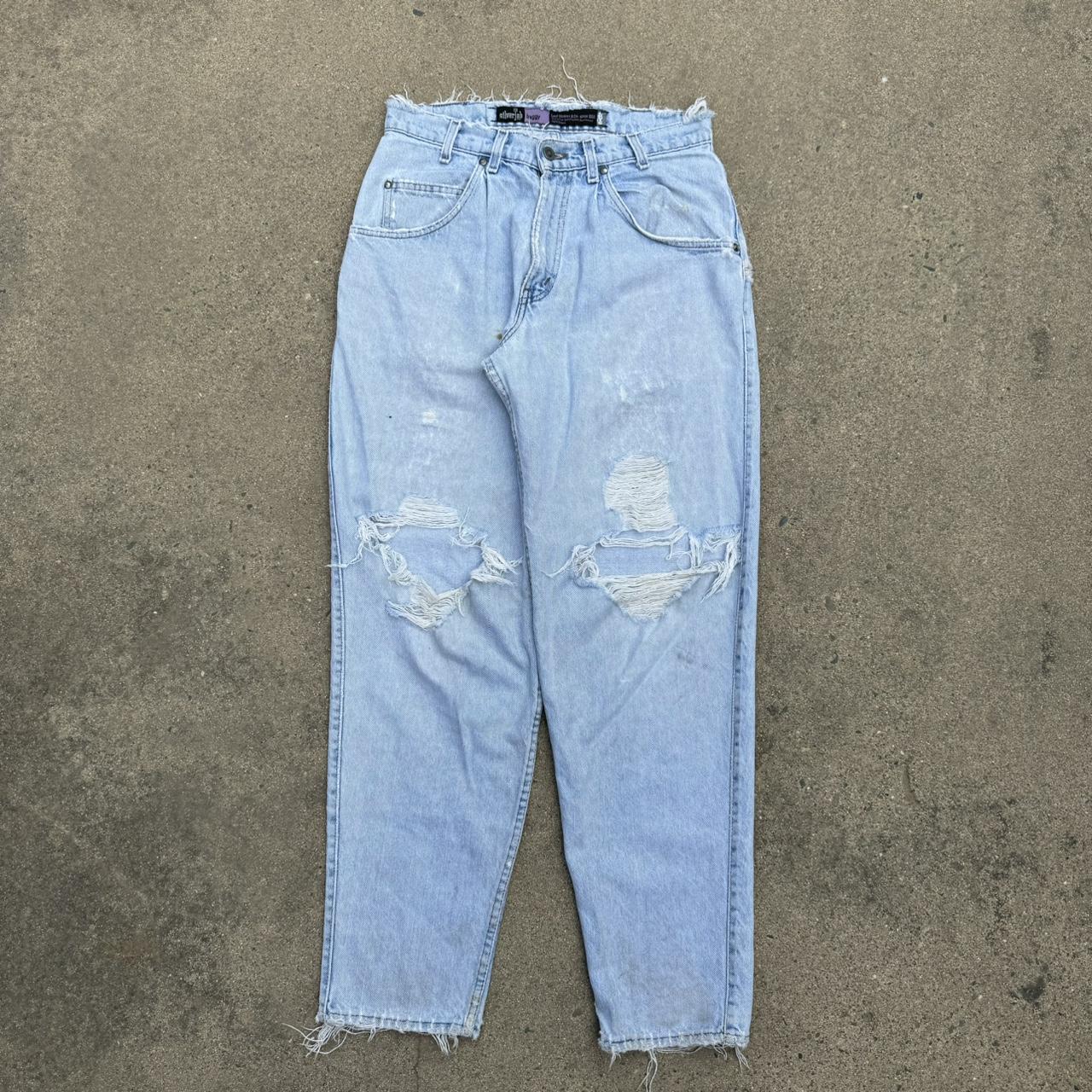Vintage 1995 Levi's Silvertab Loose Fit Light Blue | Depop Vintage 1995 Levi's Silvertab Loose Fit Light Blue | Depop