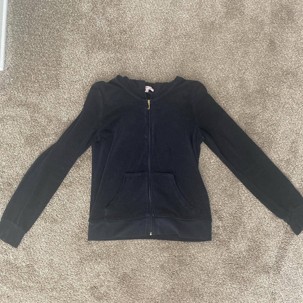 Black Juicy Couture Jacket Good condition Some... - Depop