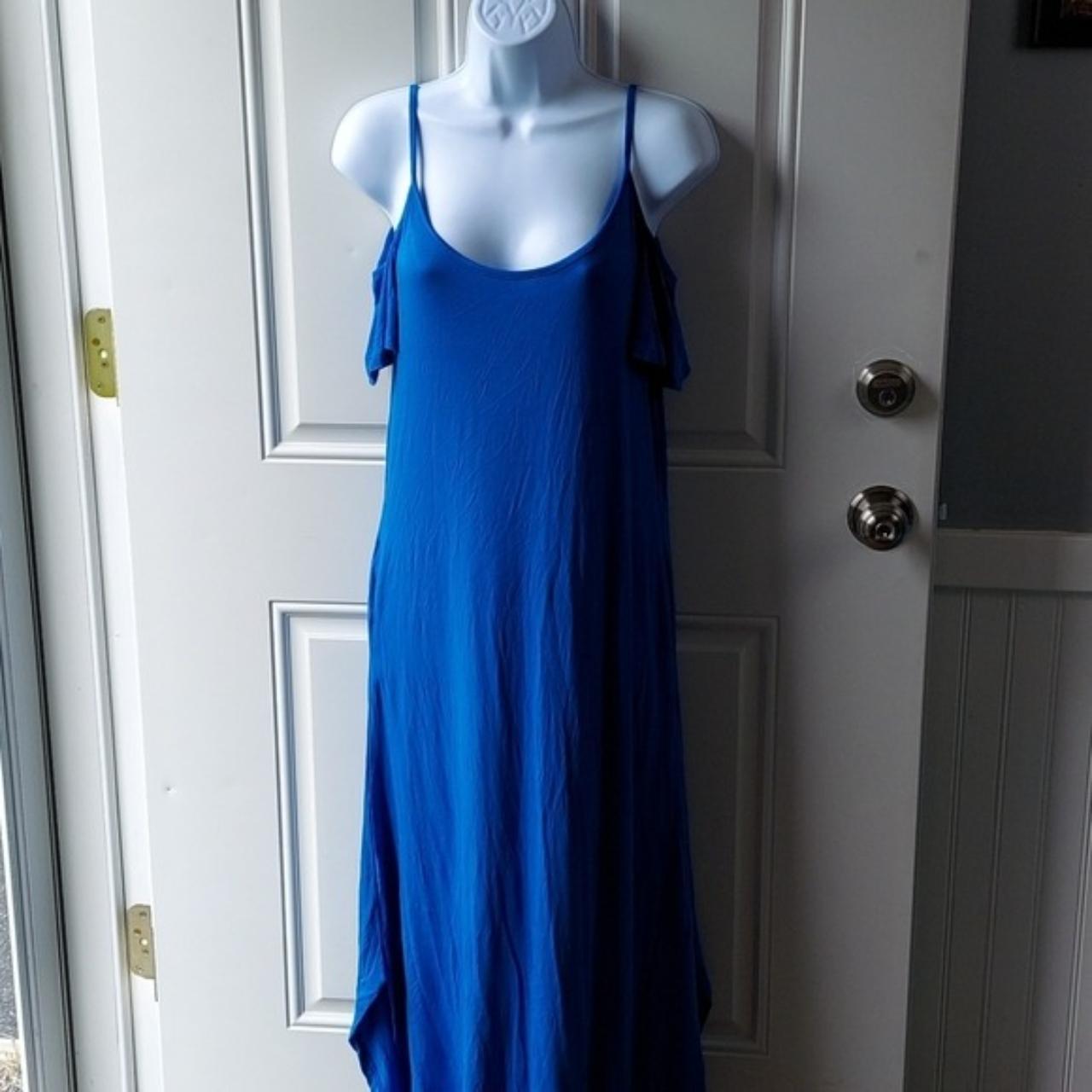 white mark maxi dress