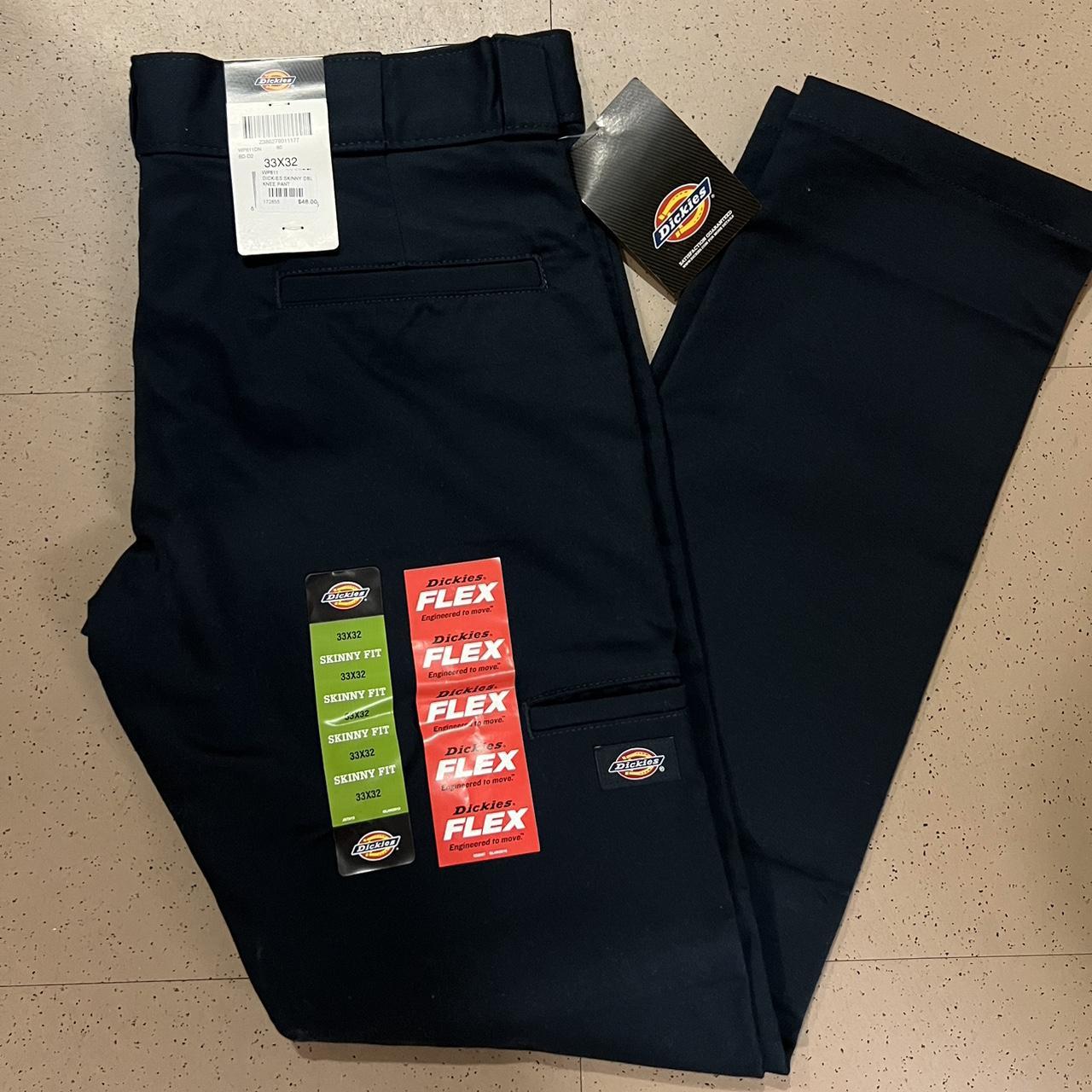 Dickies Navy Blue Pants Size 33x32 Depop
