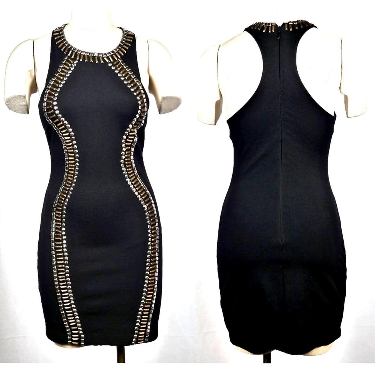 Bebe black bodycon on sale dress