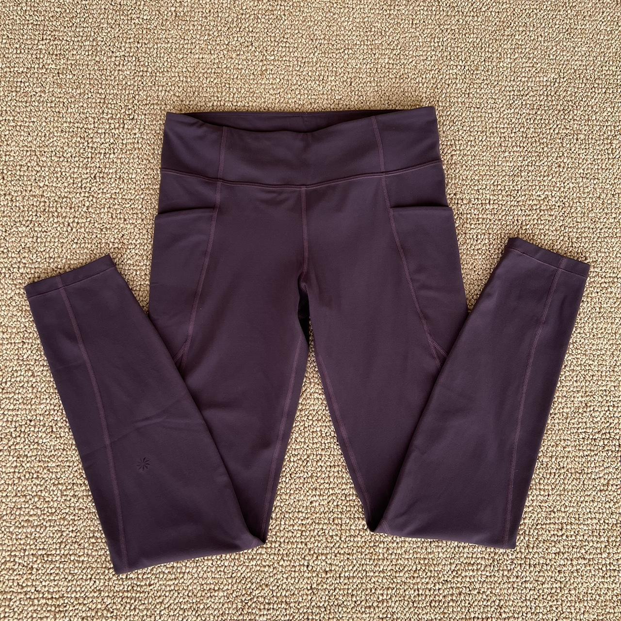 ATHLETA GIRL BLACK AND PURPLE LEGGINGS BUNDLE (GIRLS... - Depop