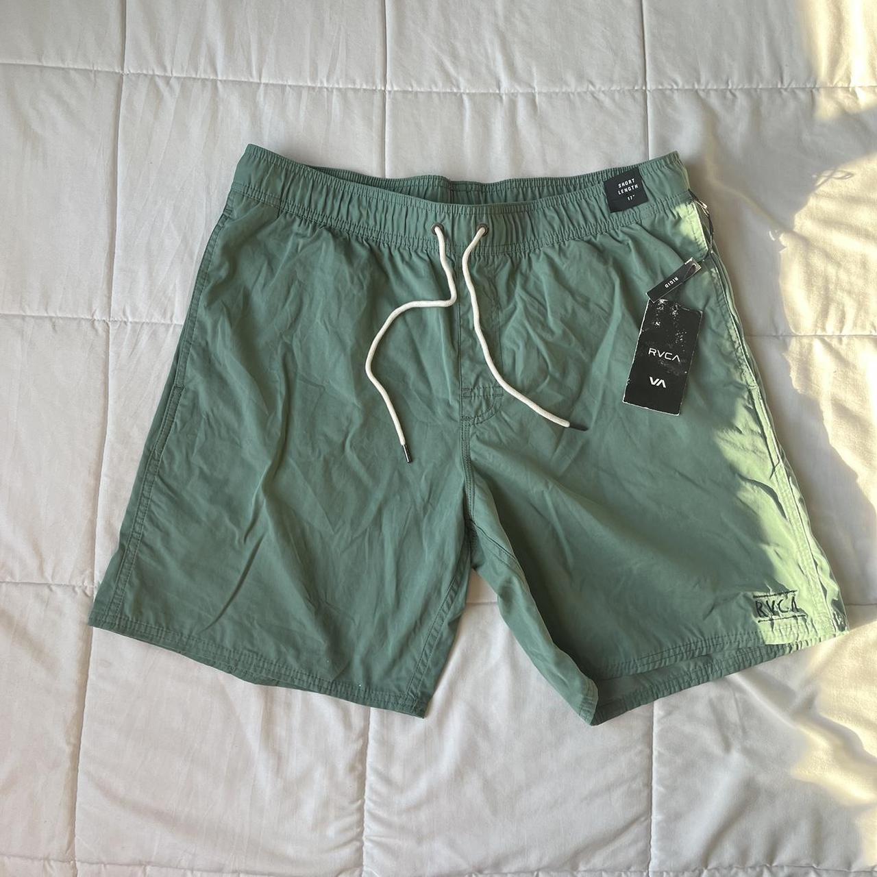 RVCA swim shorts men’s size large NEVER WORN WITH... - Depop