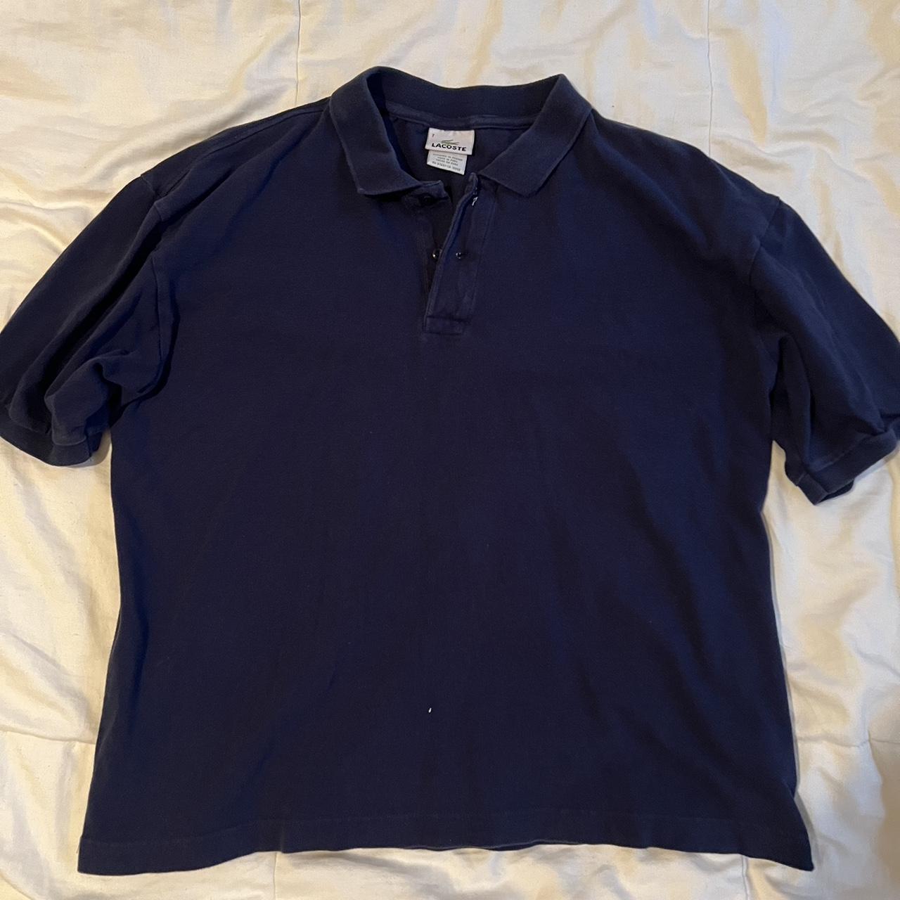 Lacoste Men's Blue and Navy Polo-shirts | Depop