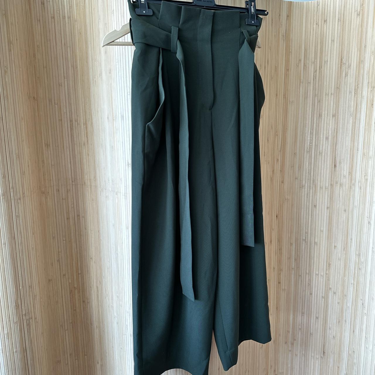 COS Women's Khaki and Green Trousers