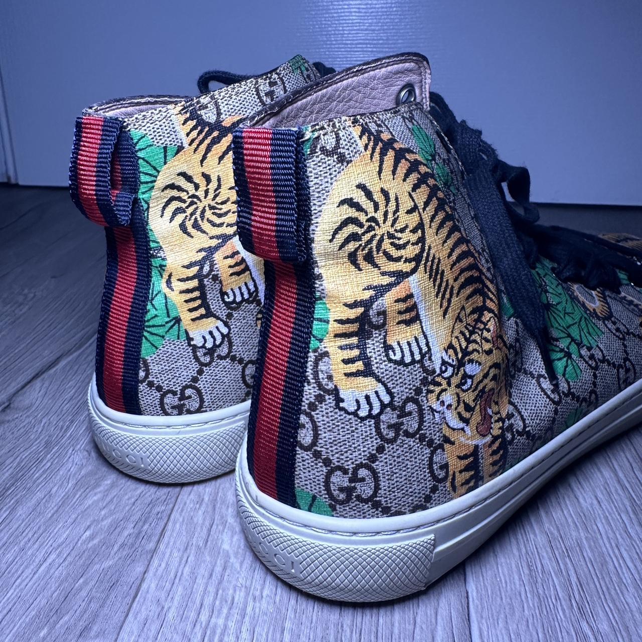 gucci high top sneakers Shoes men bengal Tiger B. Depop