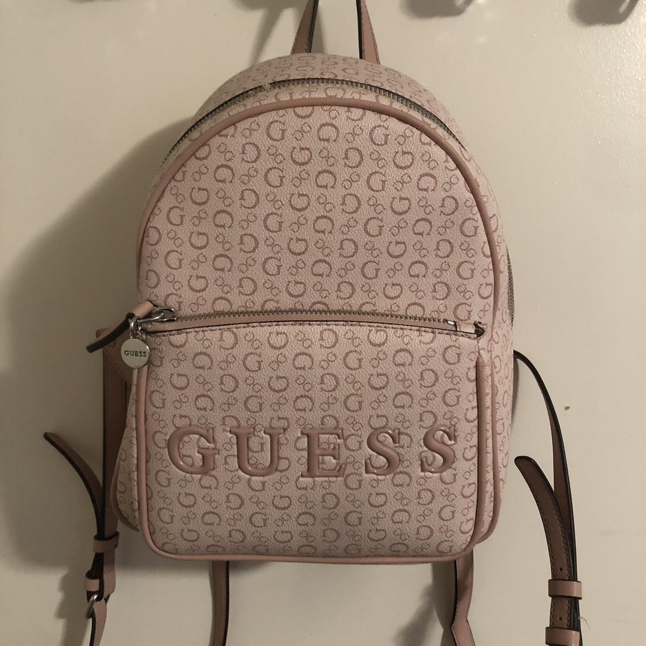 Buy GUESS Logo Leeza Backpack Bag Handbag Online at desertcartINDIA