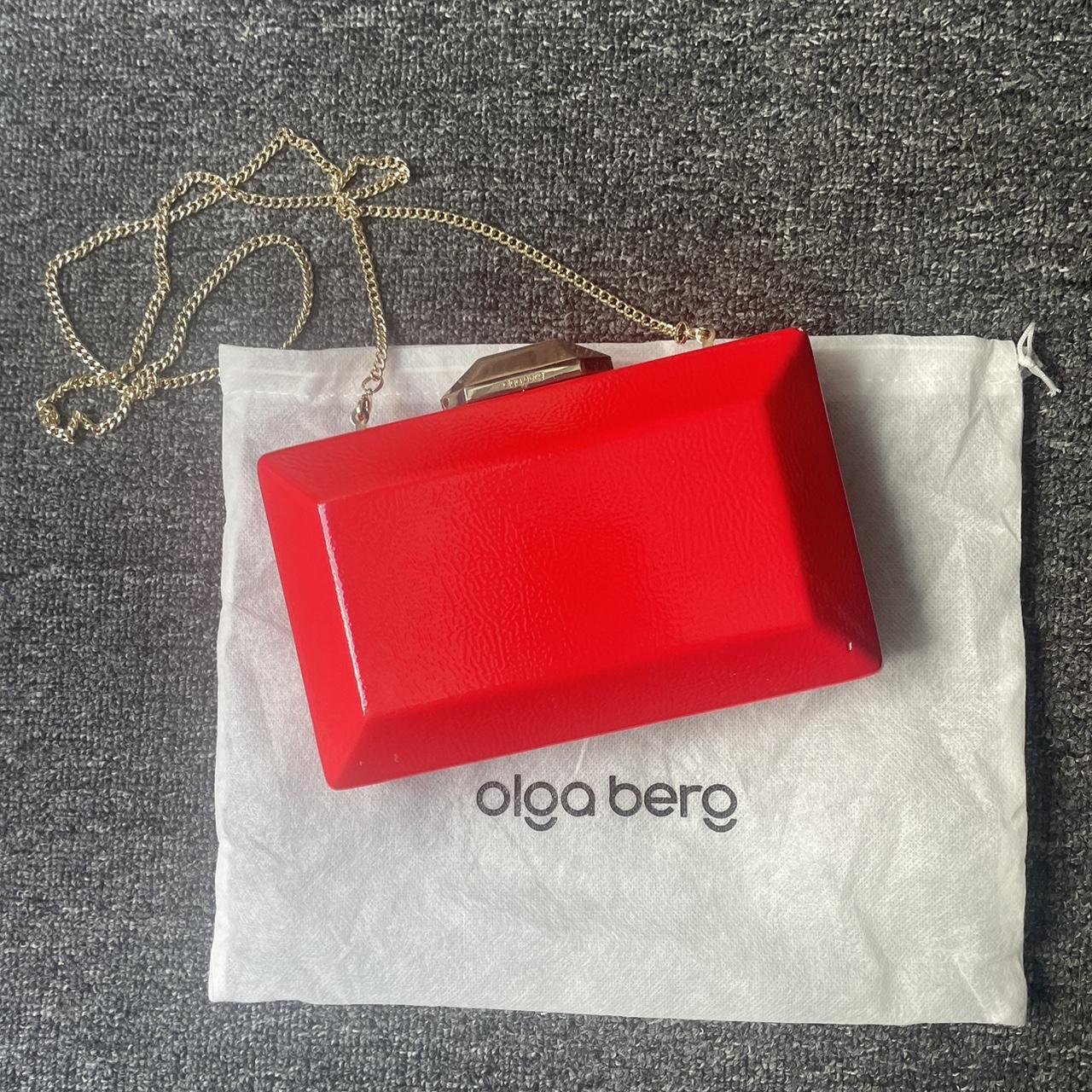 Olga berg sale red clutch