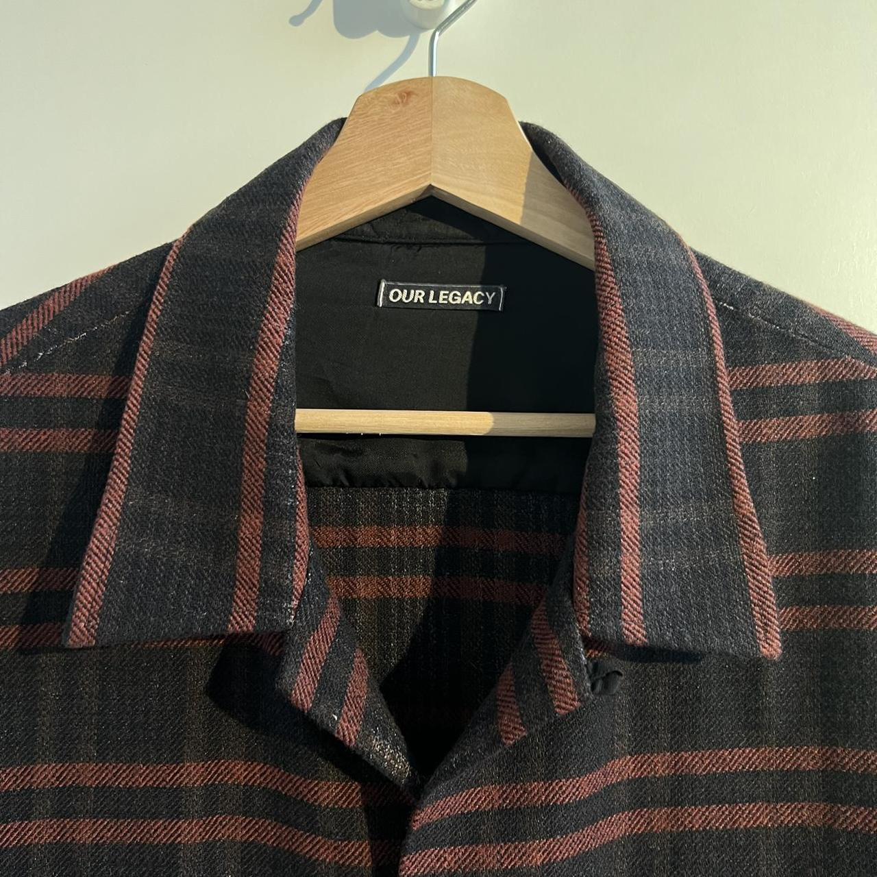 STUSSY X OUR LEGACY WORKSHOP HEUSEN SHIRT - Overdyed... - Depop