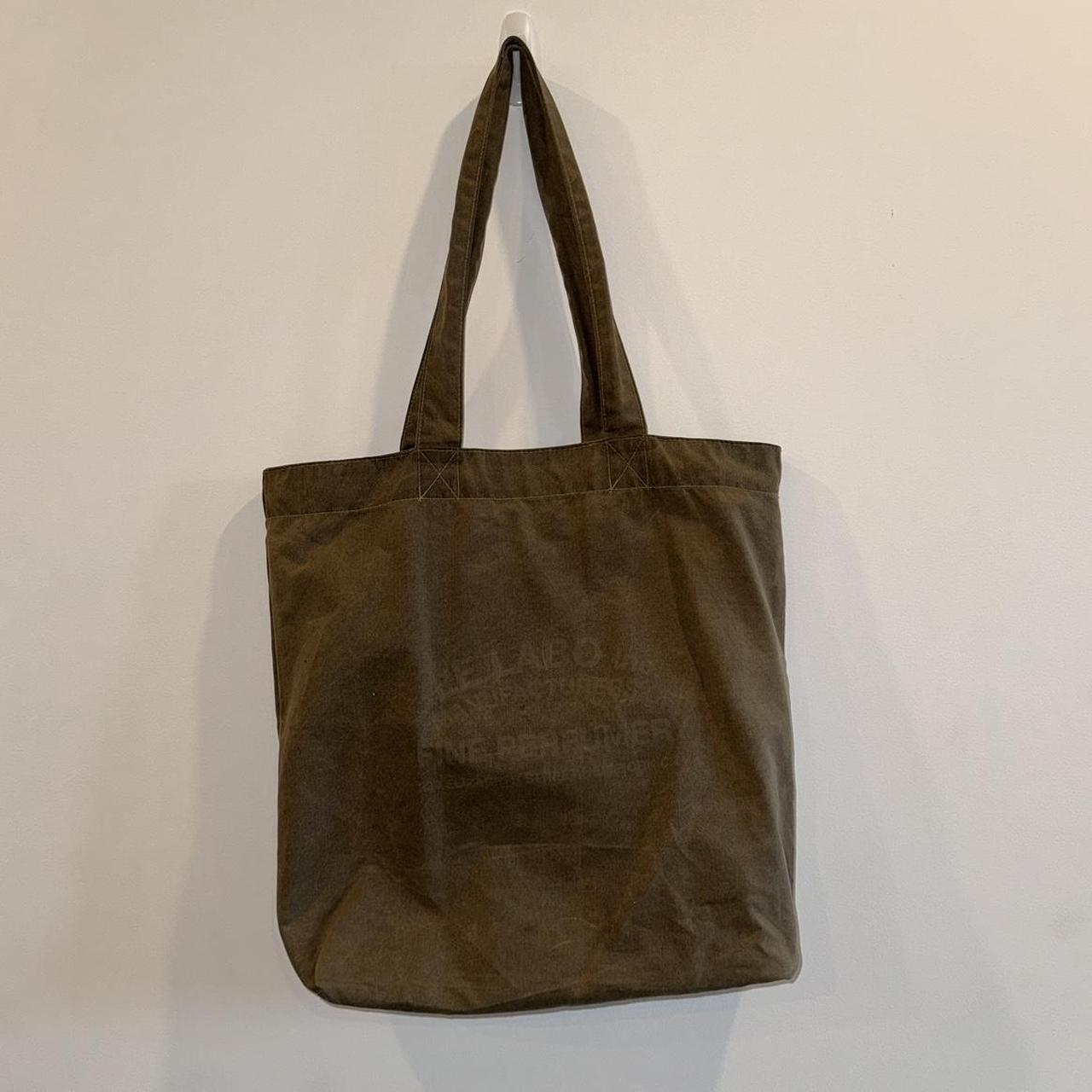 Le Labo Tote Bag - Waxed Canvas - large handles,... - Depop