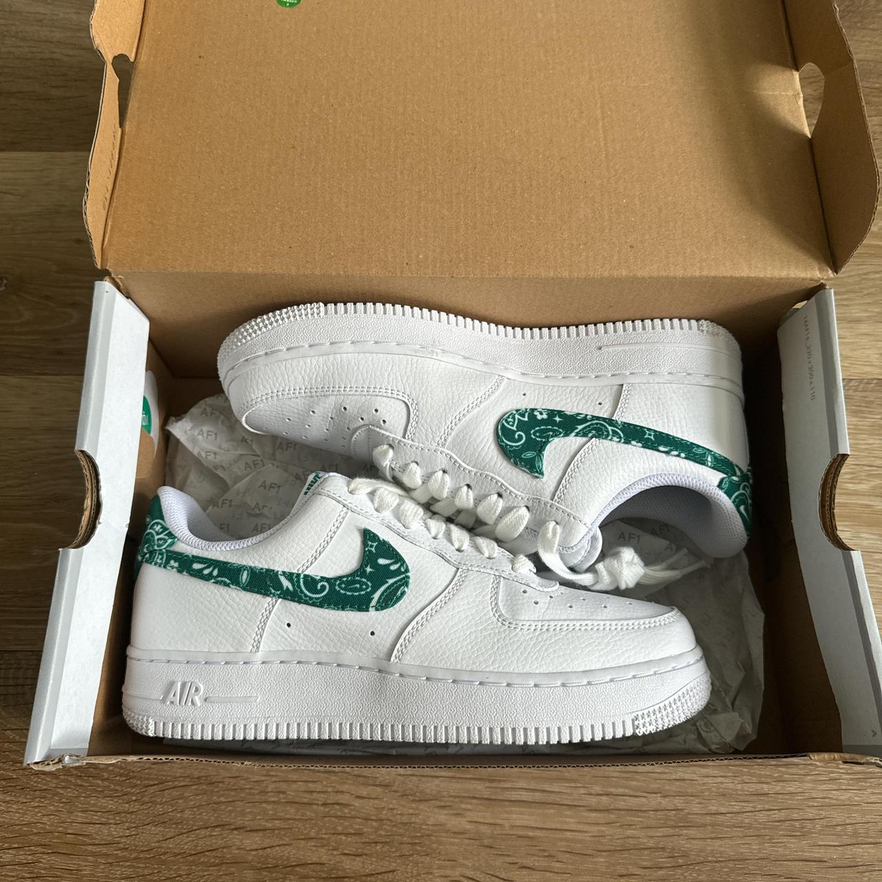 Nike Air Force outlet 1 '07 White Custom Green