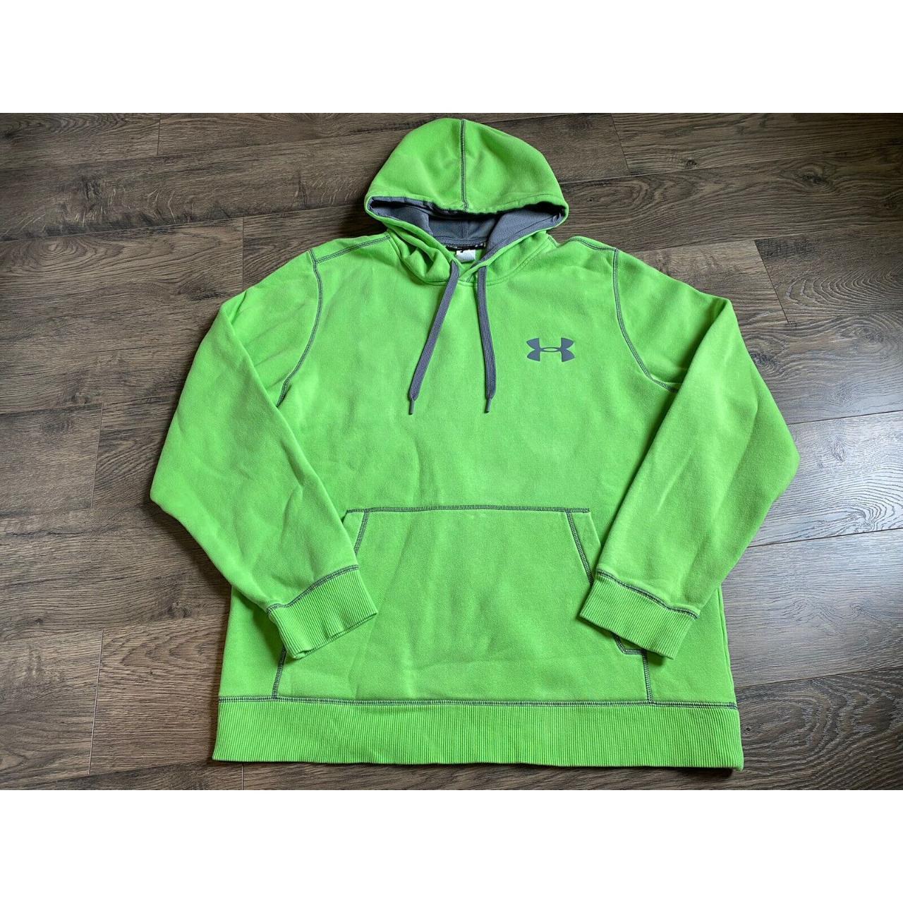 Mens green clearance under armour hoodie