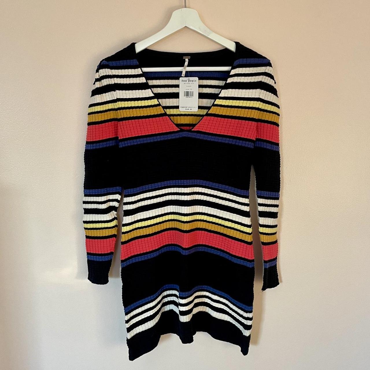 free people striped sweater dress