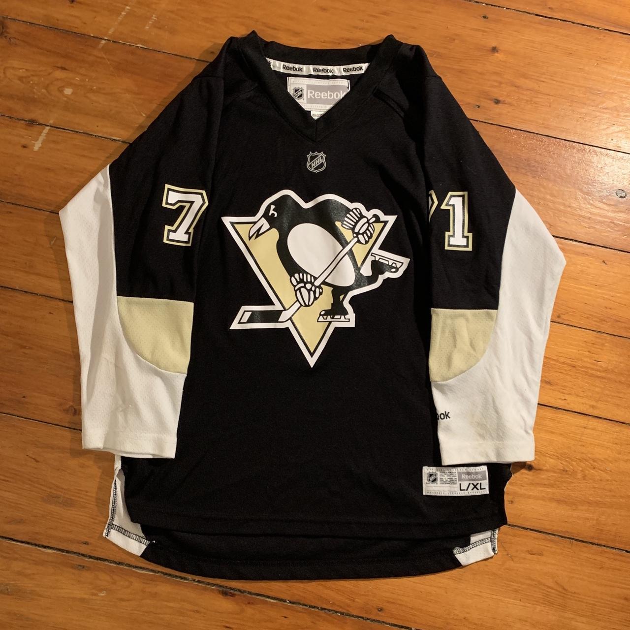 Reebok NHL Pittsburgh Penguins Evgeni Malkin #71 White Hockey