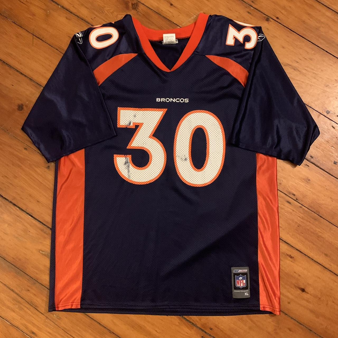 Vintage 90's Denver Broncos Terrell Davis jersey 30 - Depop