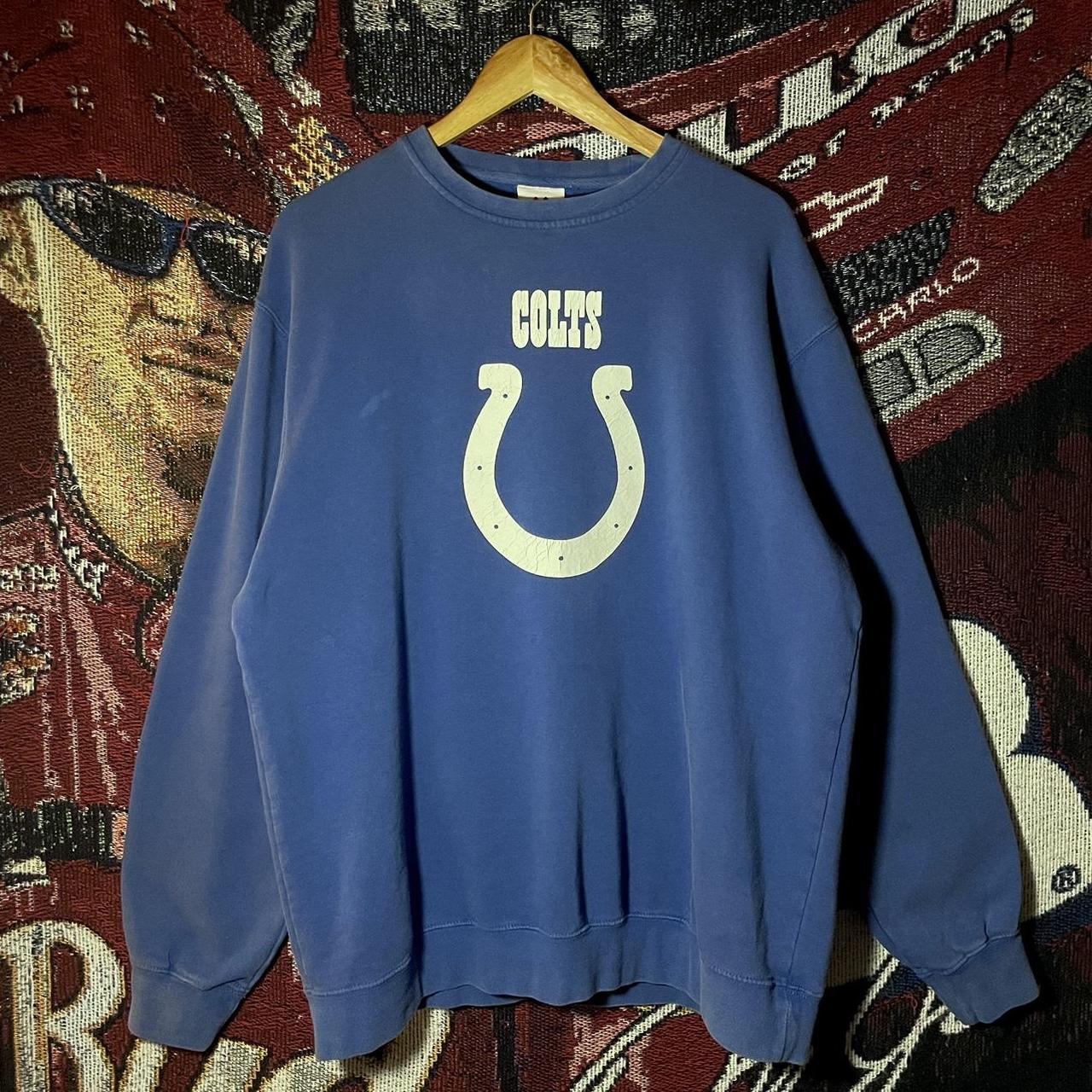 Indianapolis Colts Zip Up Hoodie Casual Hooded Sweatshirt Long Sleeve  Sportswear