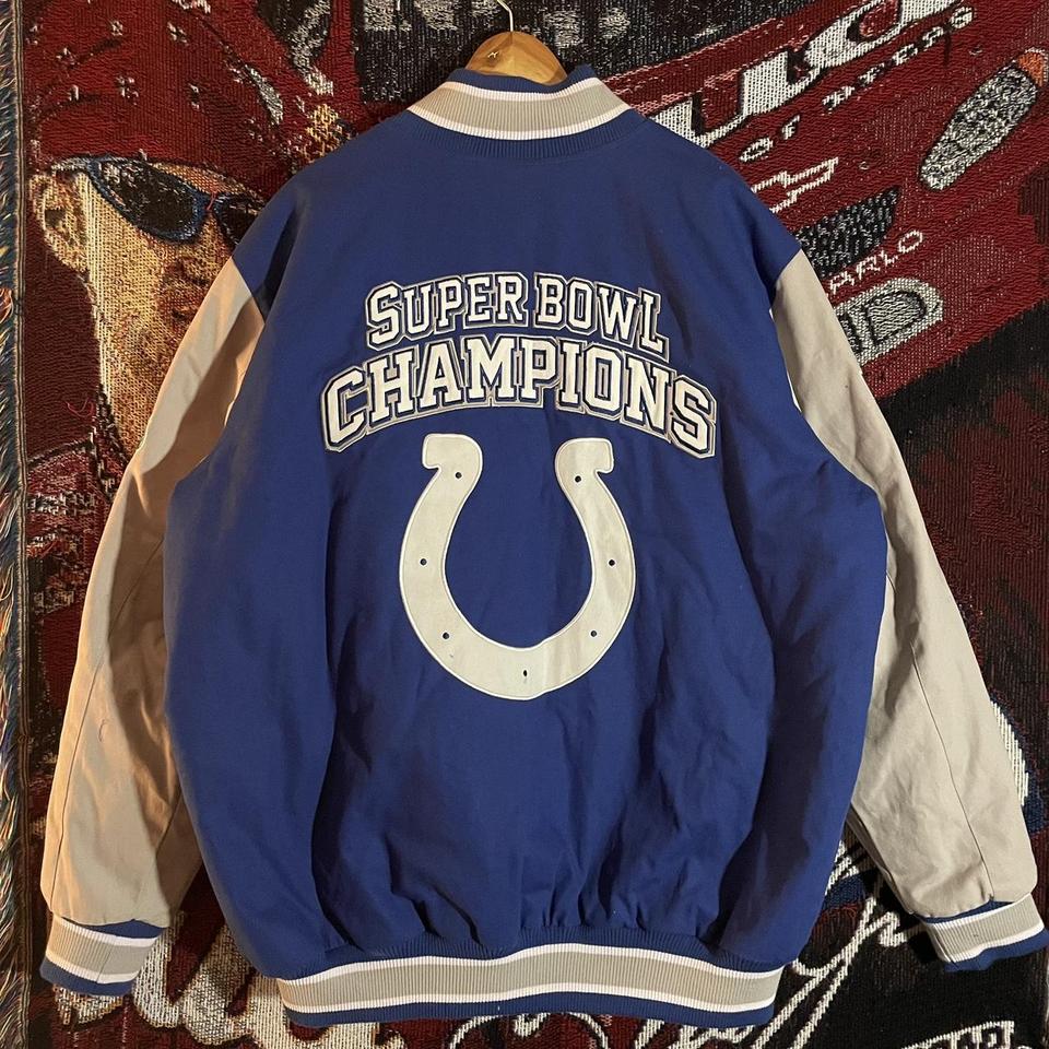 VINTAGE NFL INDIANAPOLIS COLTS SUPER BOWL CHAMPION 2006 LEATHER