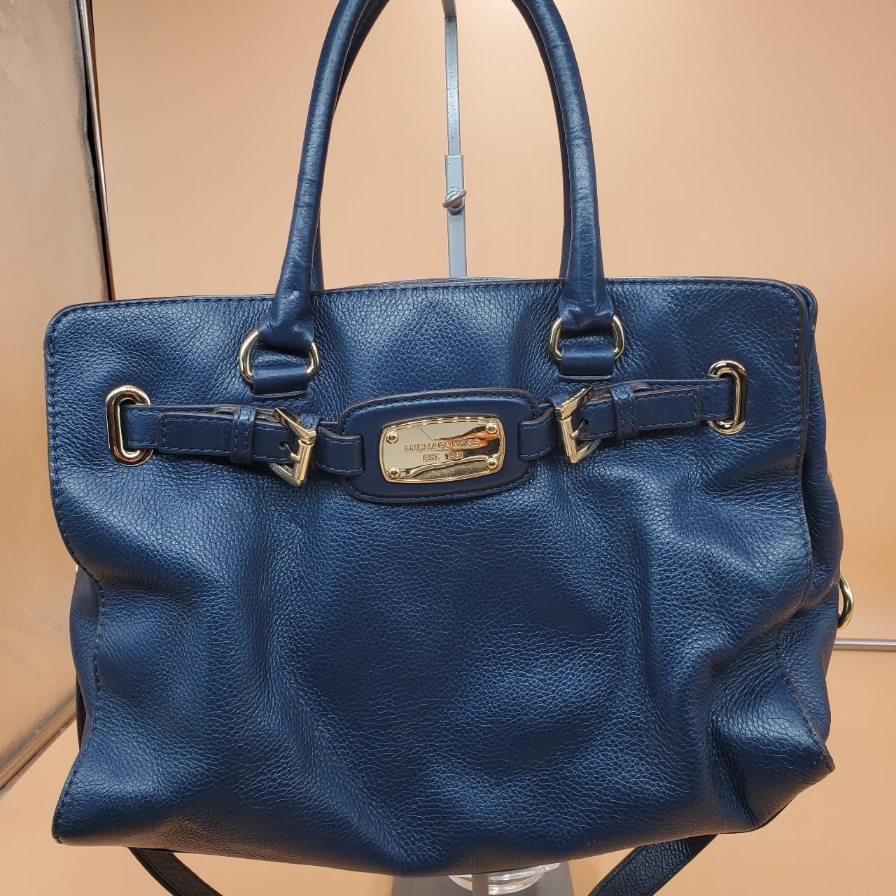 Unique royal blue Michael Kors purse