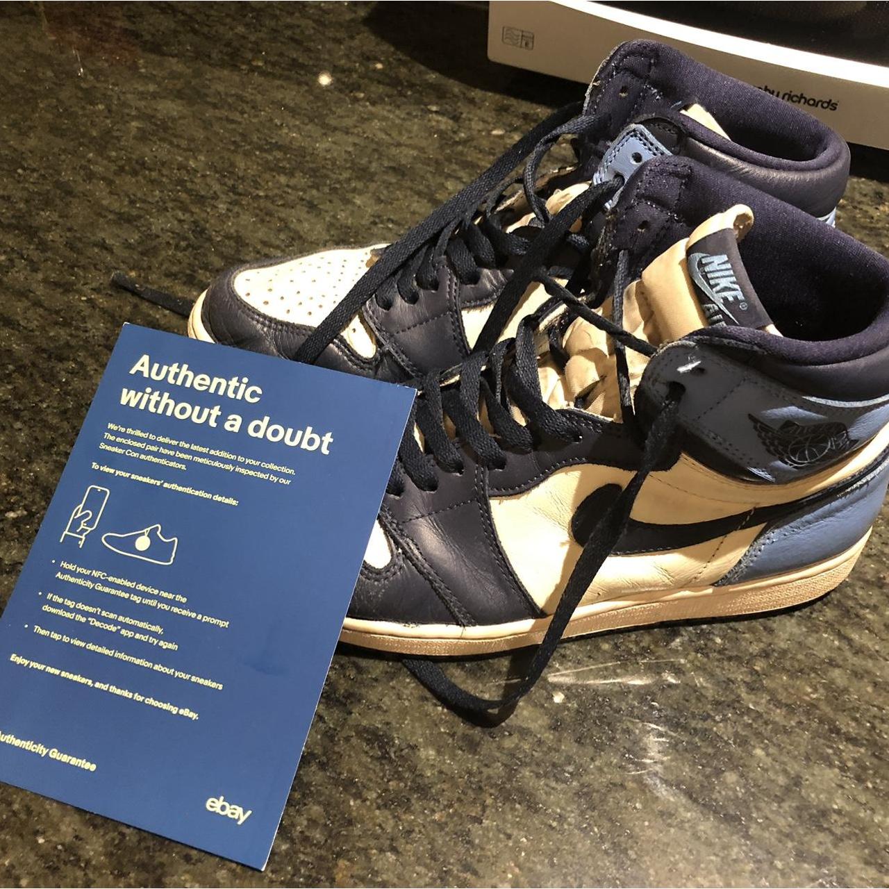ebay jordan 1 obsidian