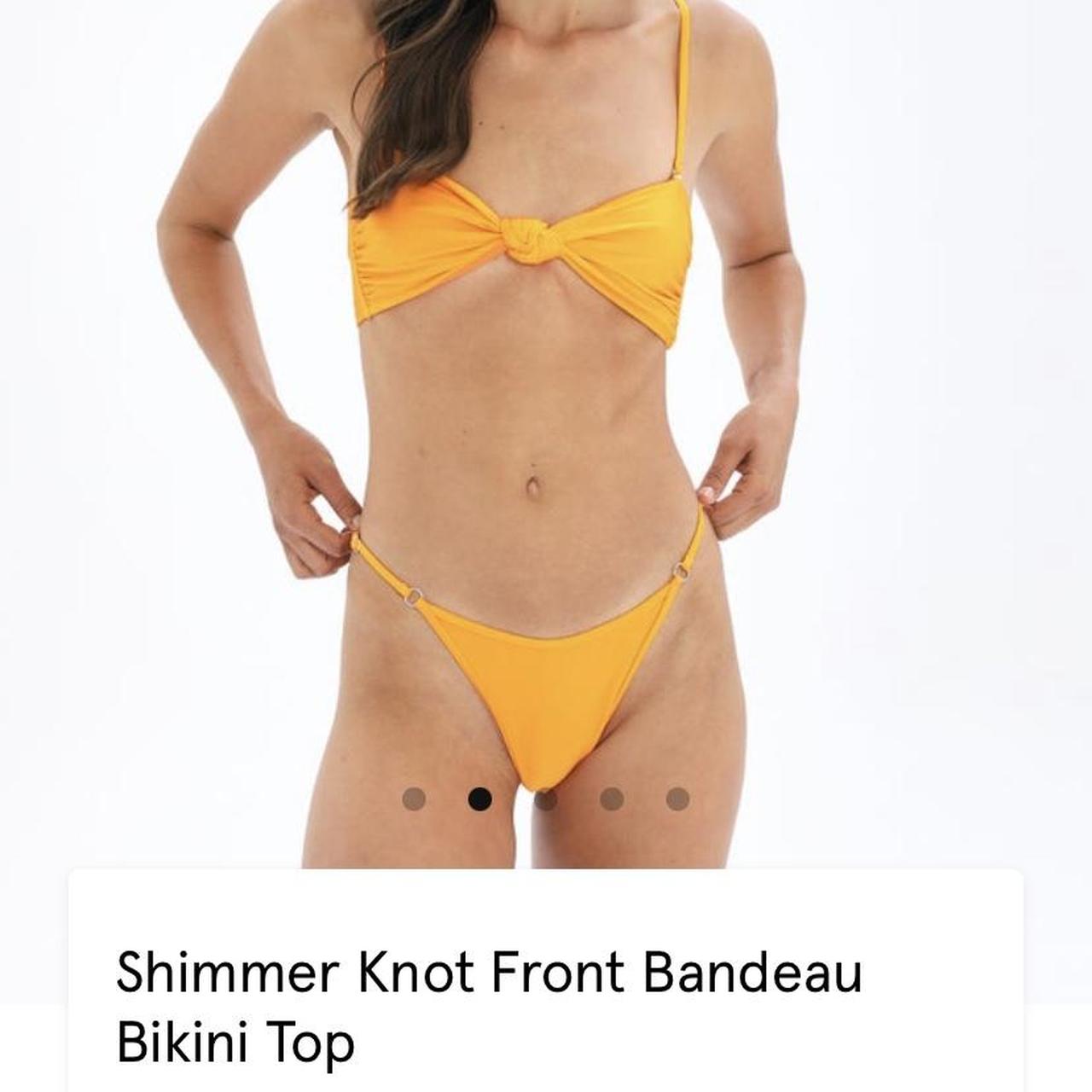 Glassons orange twist bikini, top and Depop