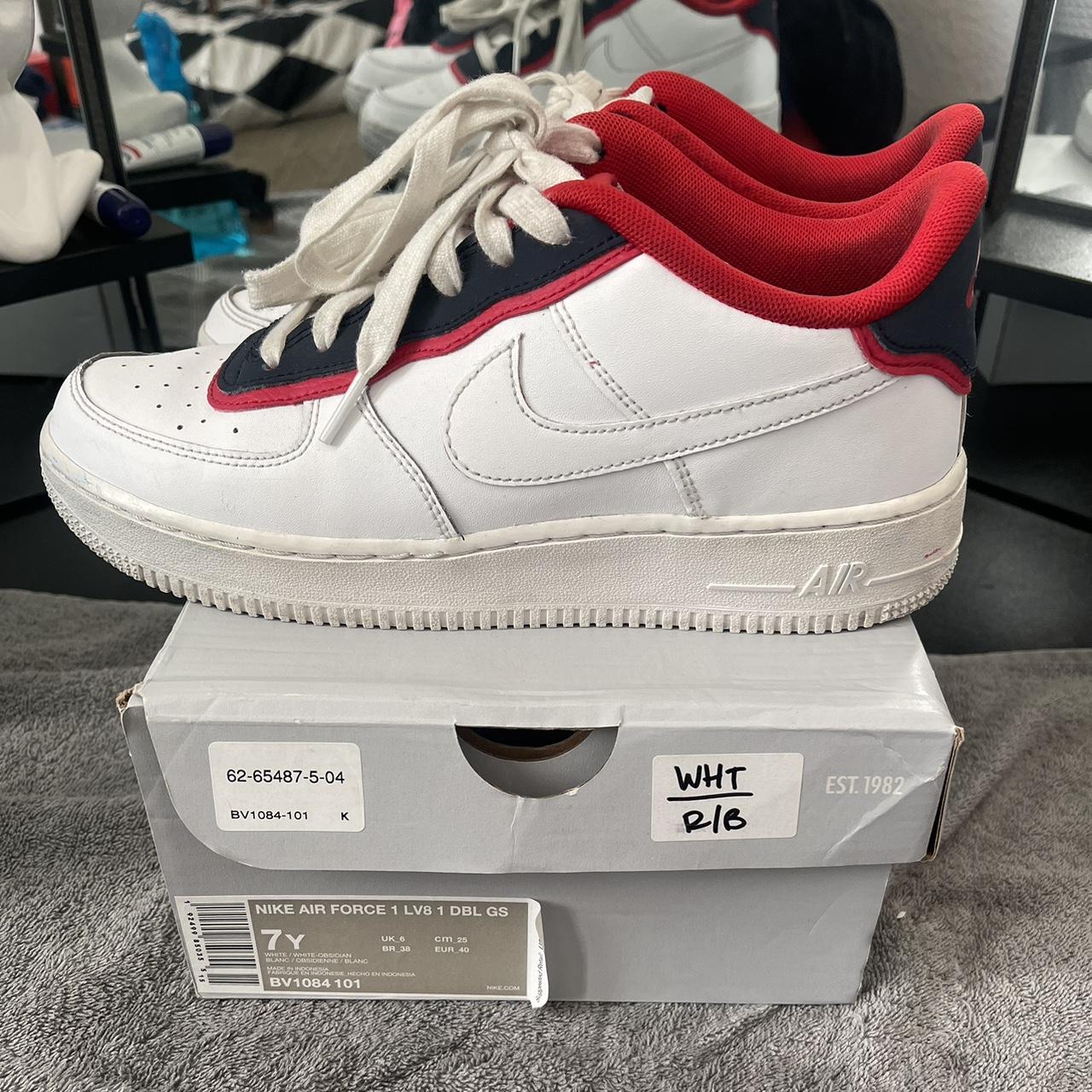 Buy Air Force 1 Low LV8 DBL GS 'Red Obsidian' - BV1084 101