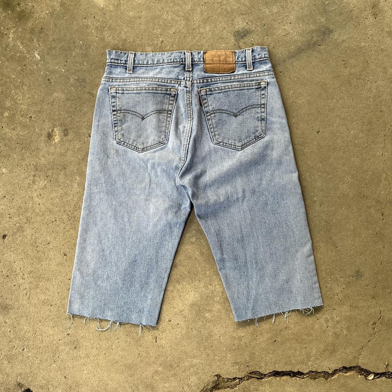 1993 vintage levi’s light wash faded jorts -waist... - Depop