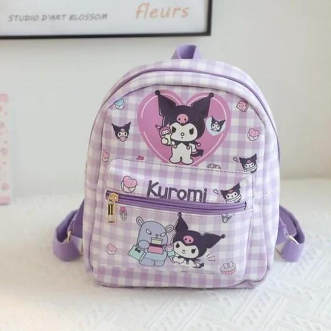 Kuromi Backpack 24cmx10cmx18.5cm #sanrio #kawaii - Depop