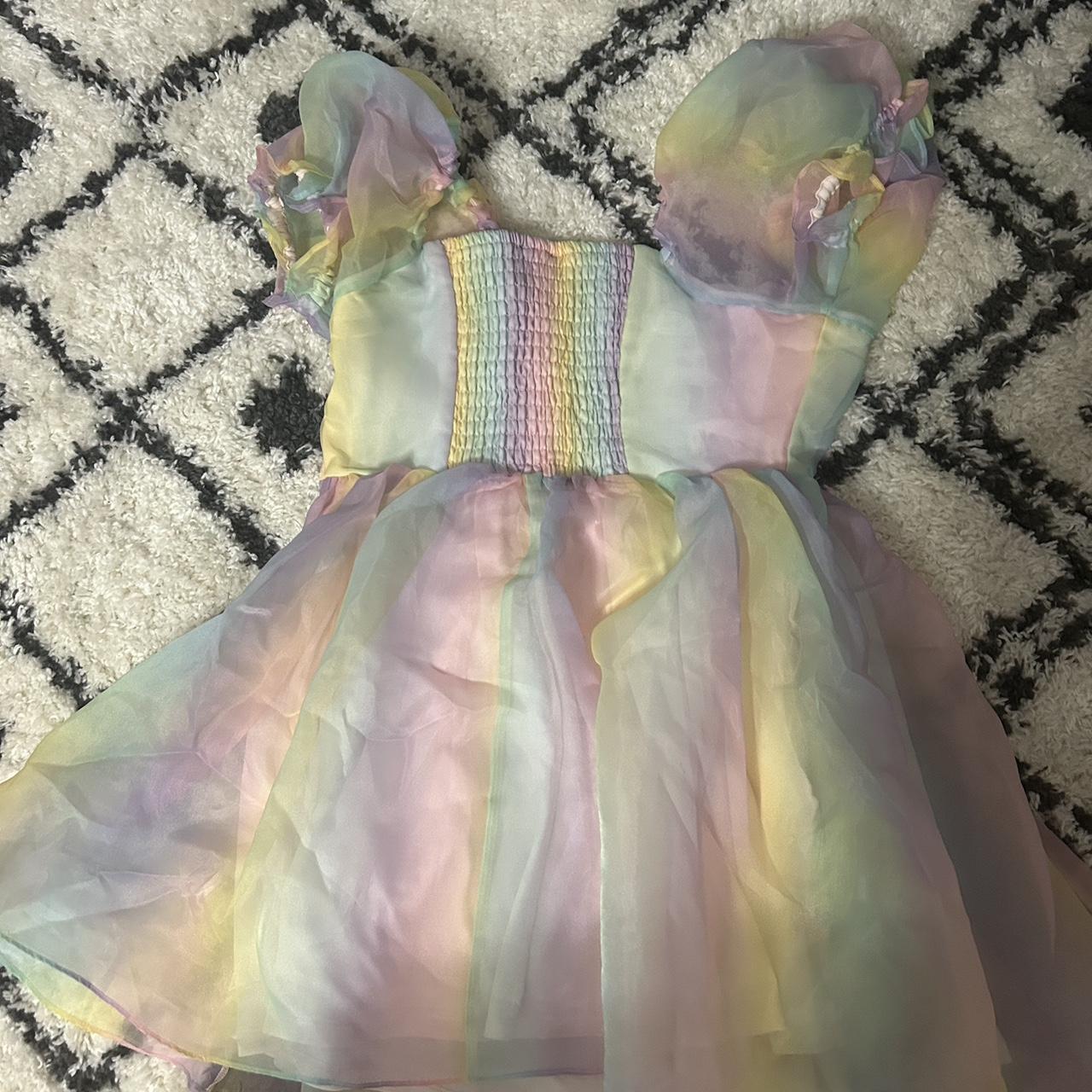 pastel-rainbow-organza-tiered-dress-with-pockets-and-depop