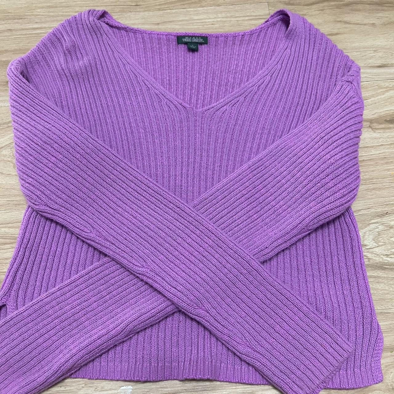 Wild Fable purple sweater love this color! - Depop