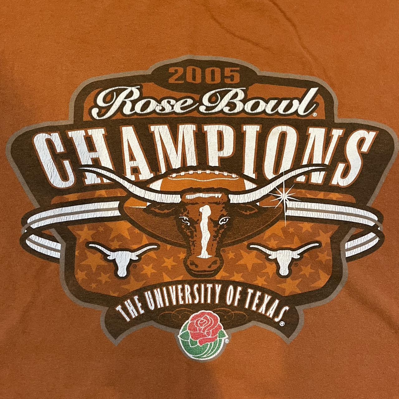 Vintage 2005 Texas Rose Bowl Champions Tee Size Depop