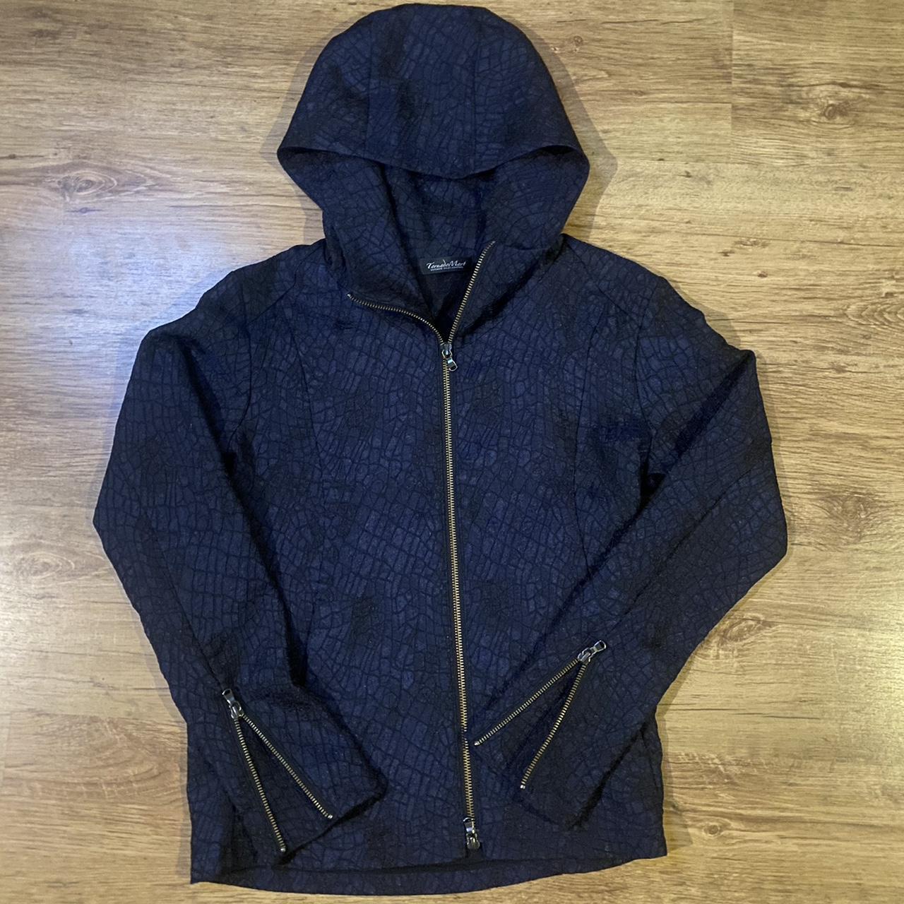 Tornado Mart Crocodile Skin Zip-Up Hoodie Tagged | Depop