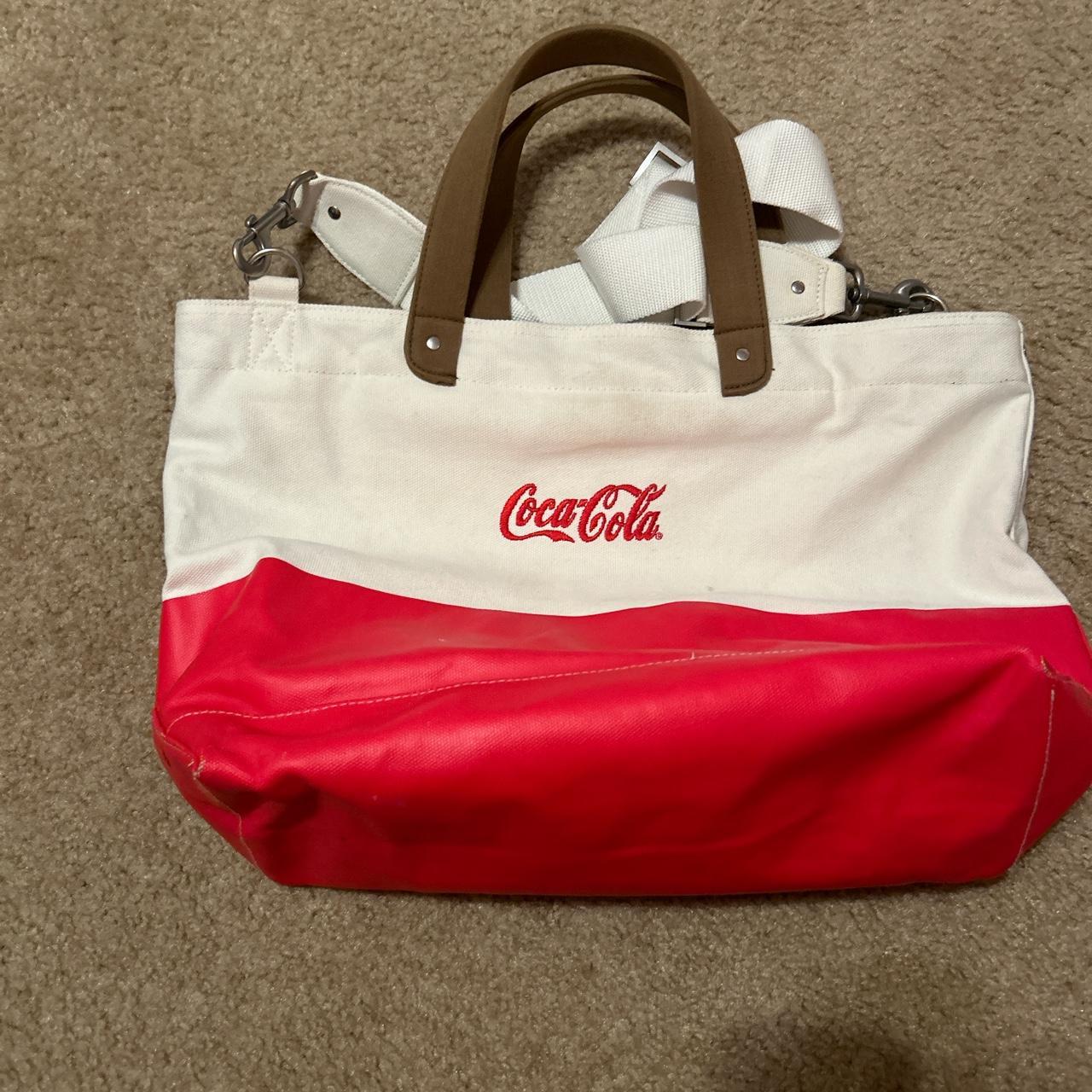 coca cola beach bag! Depop