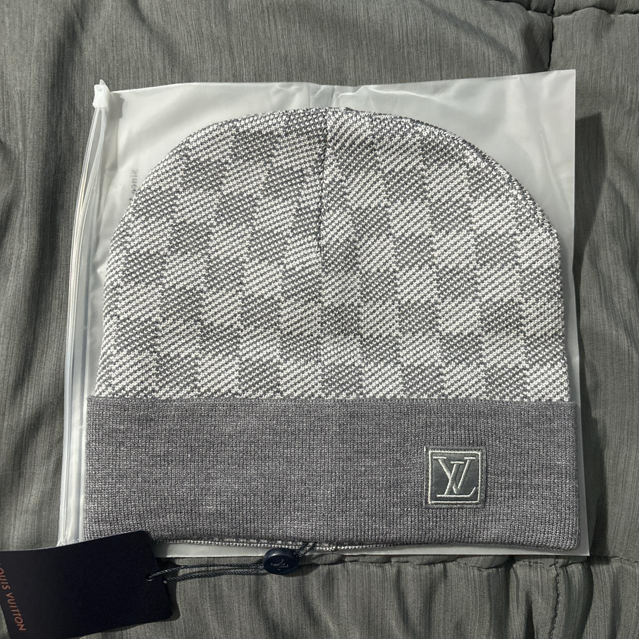 Brand new Black LV beanie Comes with bag and tag - Depop