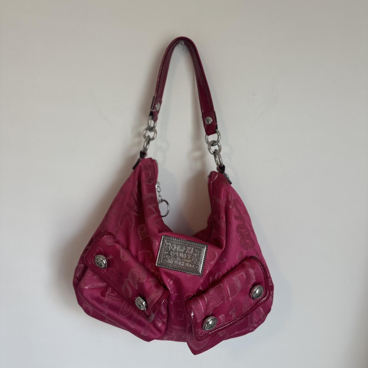 Vintage Y2K Coach Poppy Shoulder deals Bag Hot Pink