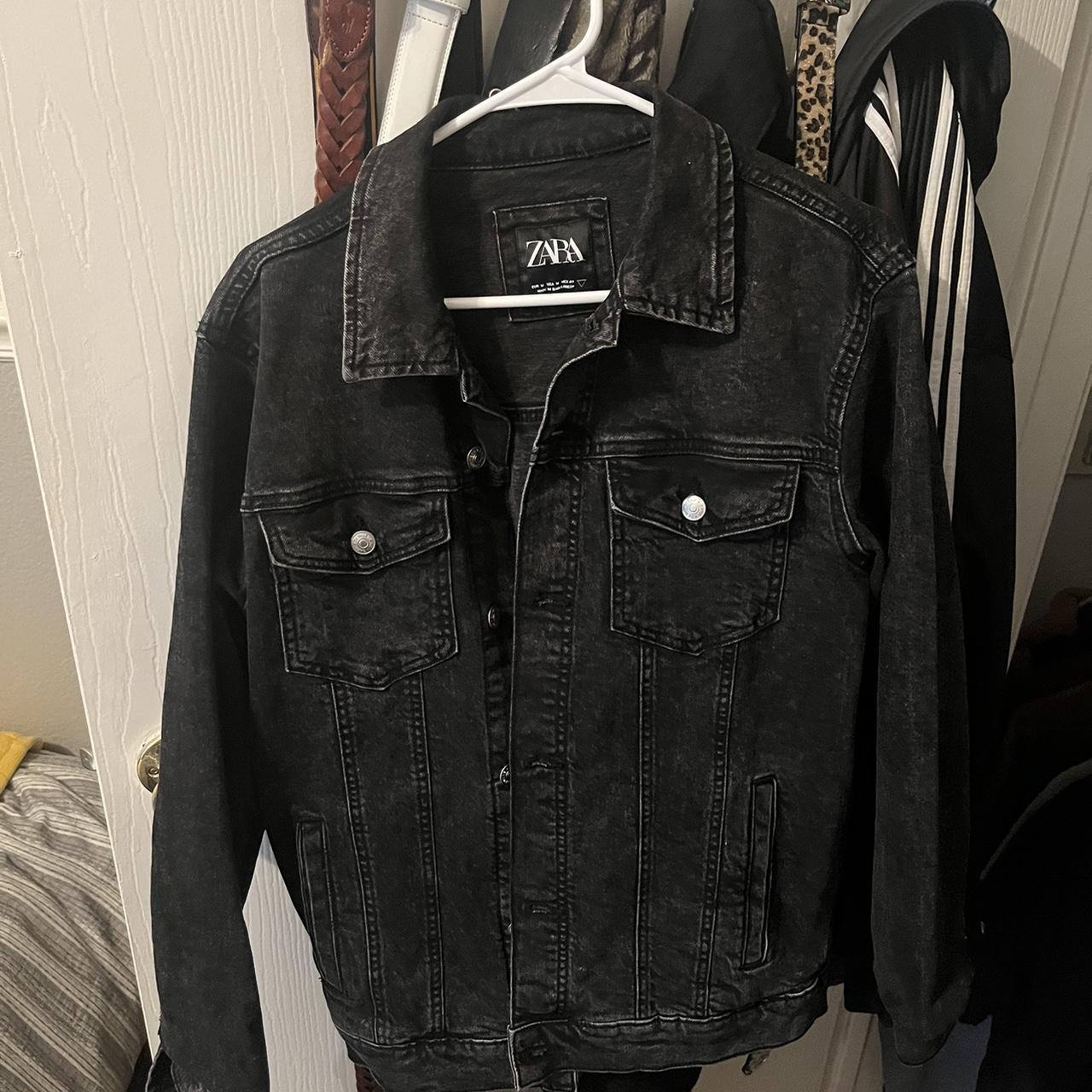 Zara Men's Black Jacket Depop