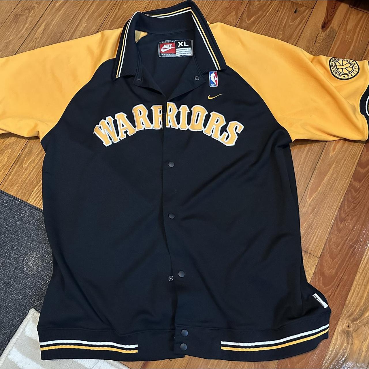 Warriors nike outlet warm up jacket