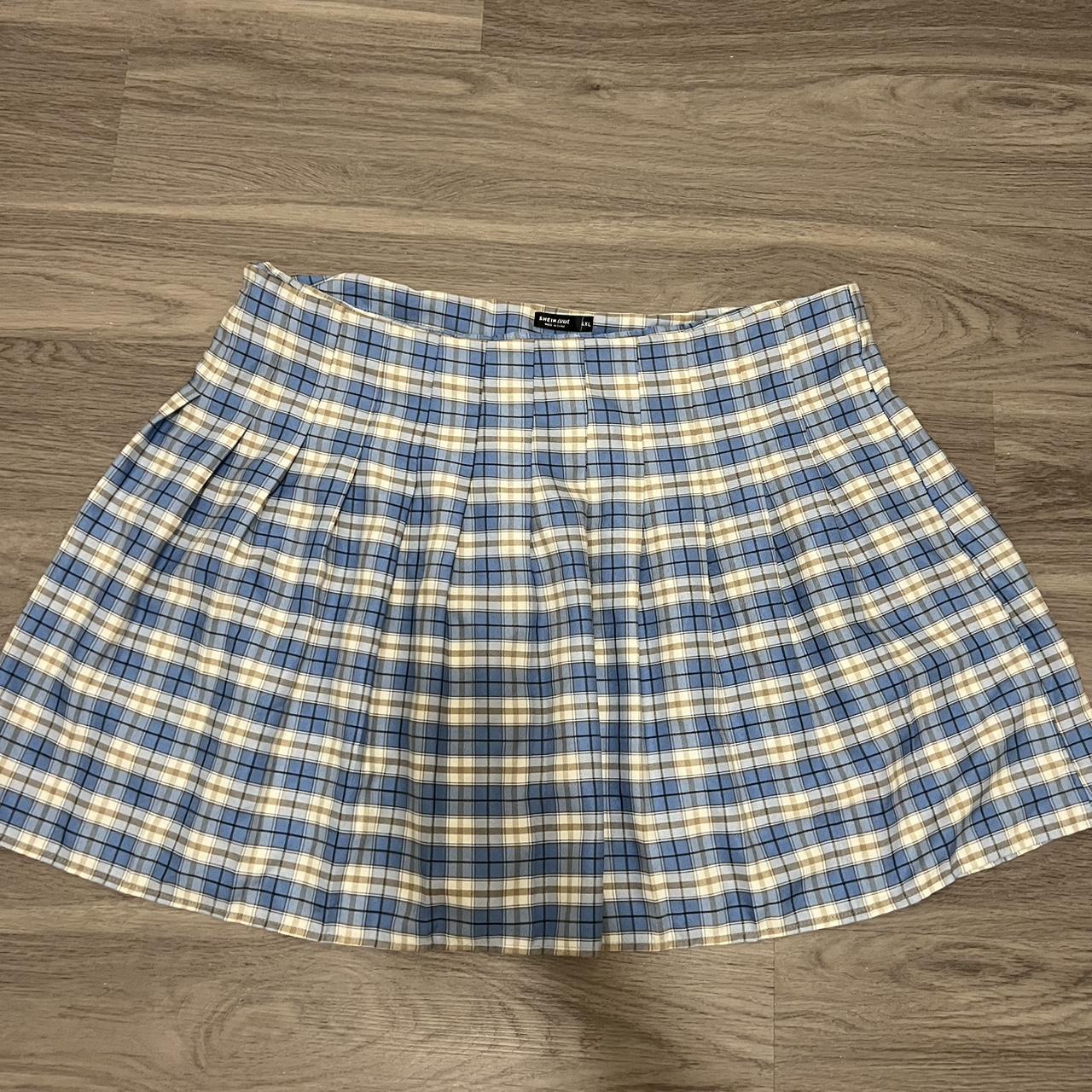 coquette twee plaid skirt! - rarely worn, so cute... - Depop