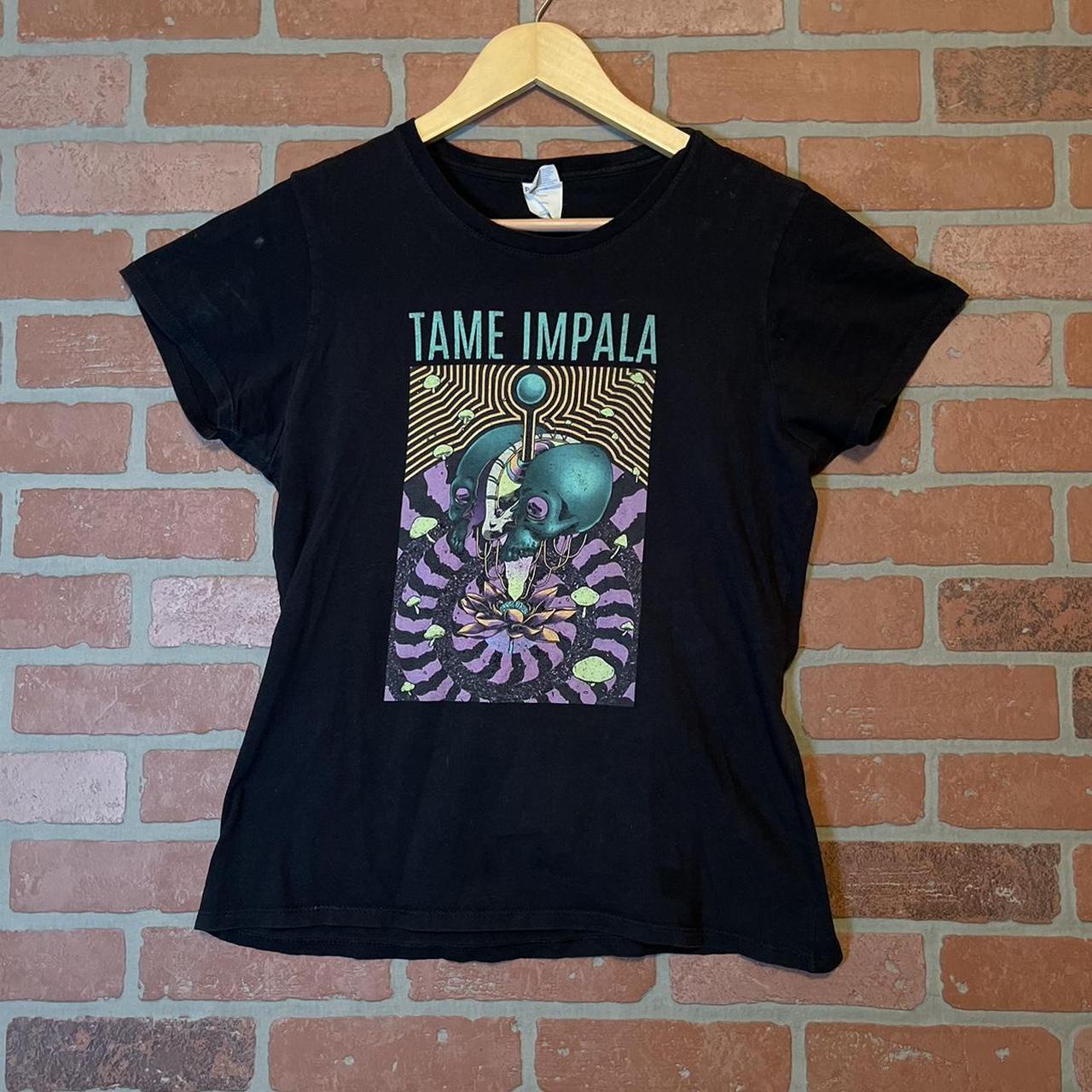 Y2K Tame Impala Band Merch Tour Concert Graphic Tee... Depop