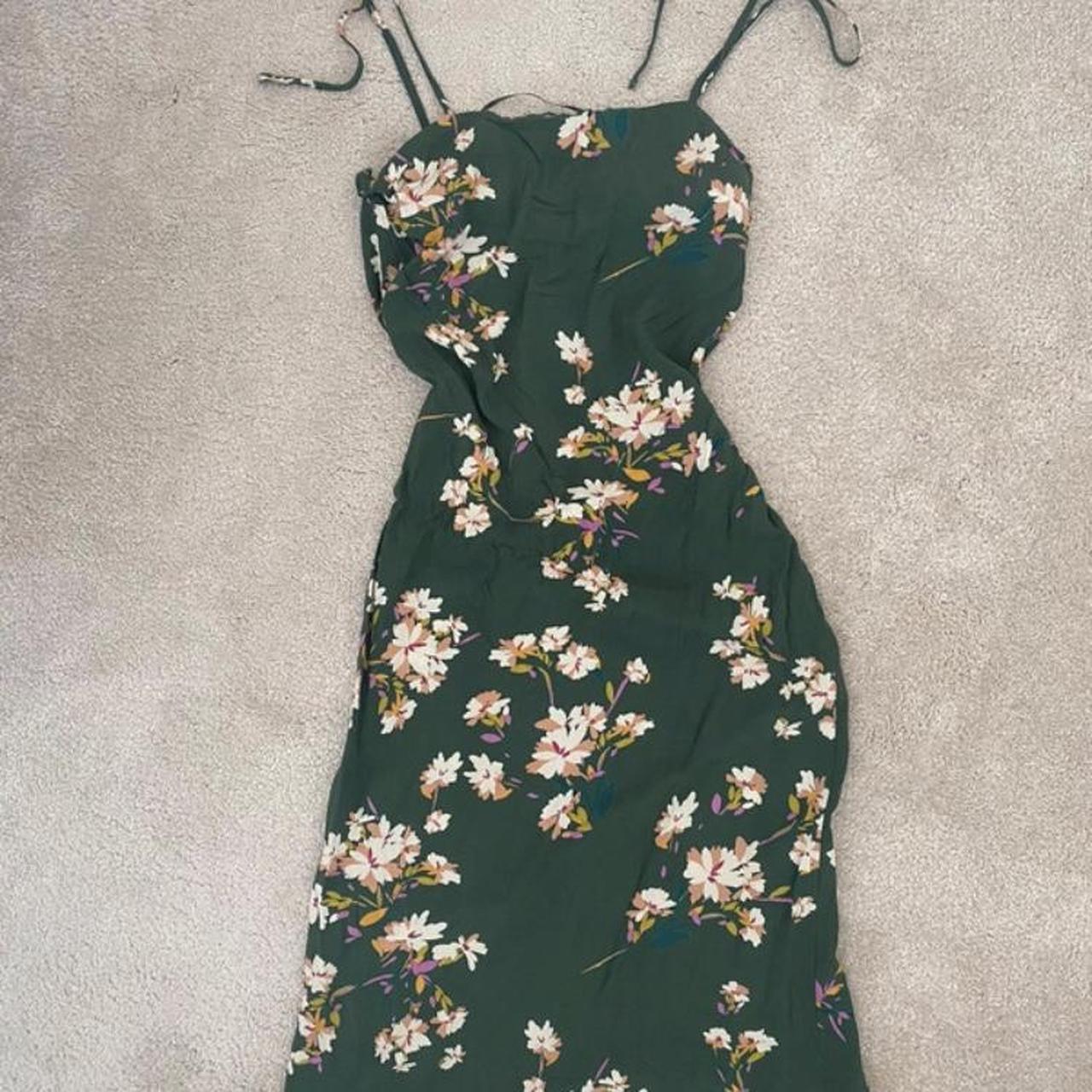 Verge Girl Women's Green Dress | Depop